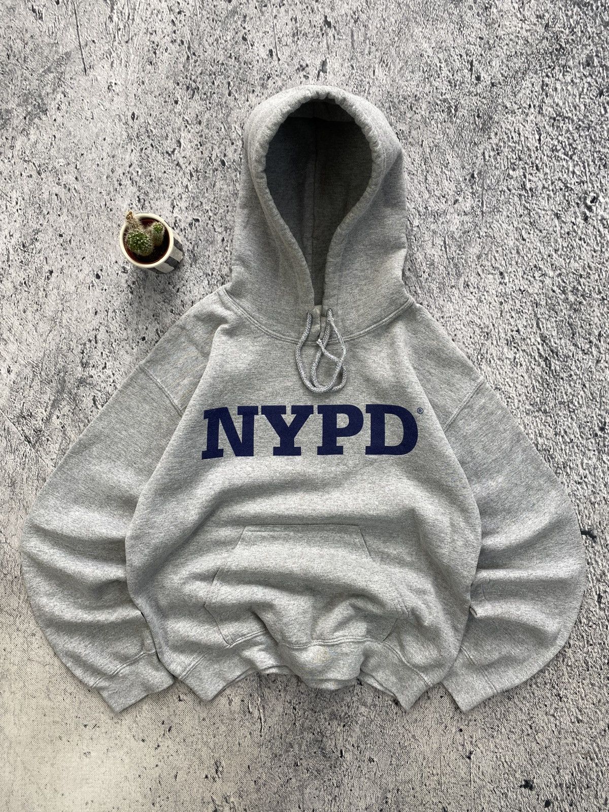 Vintage Hoodie NYPD USA Boxy Streetwear Vintage Size US S / EU 44-46 / 1 - 1 Thumbnail