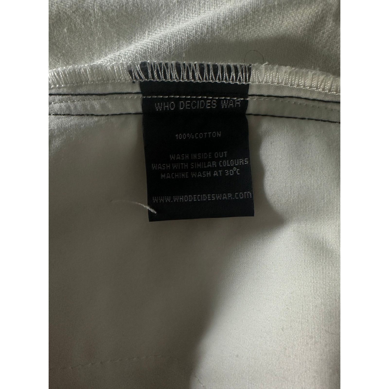 Who Decides War WDW Palm Tree Moto Denim size 36 Used Size US 36 / EU 52 - 4 Thumbnail