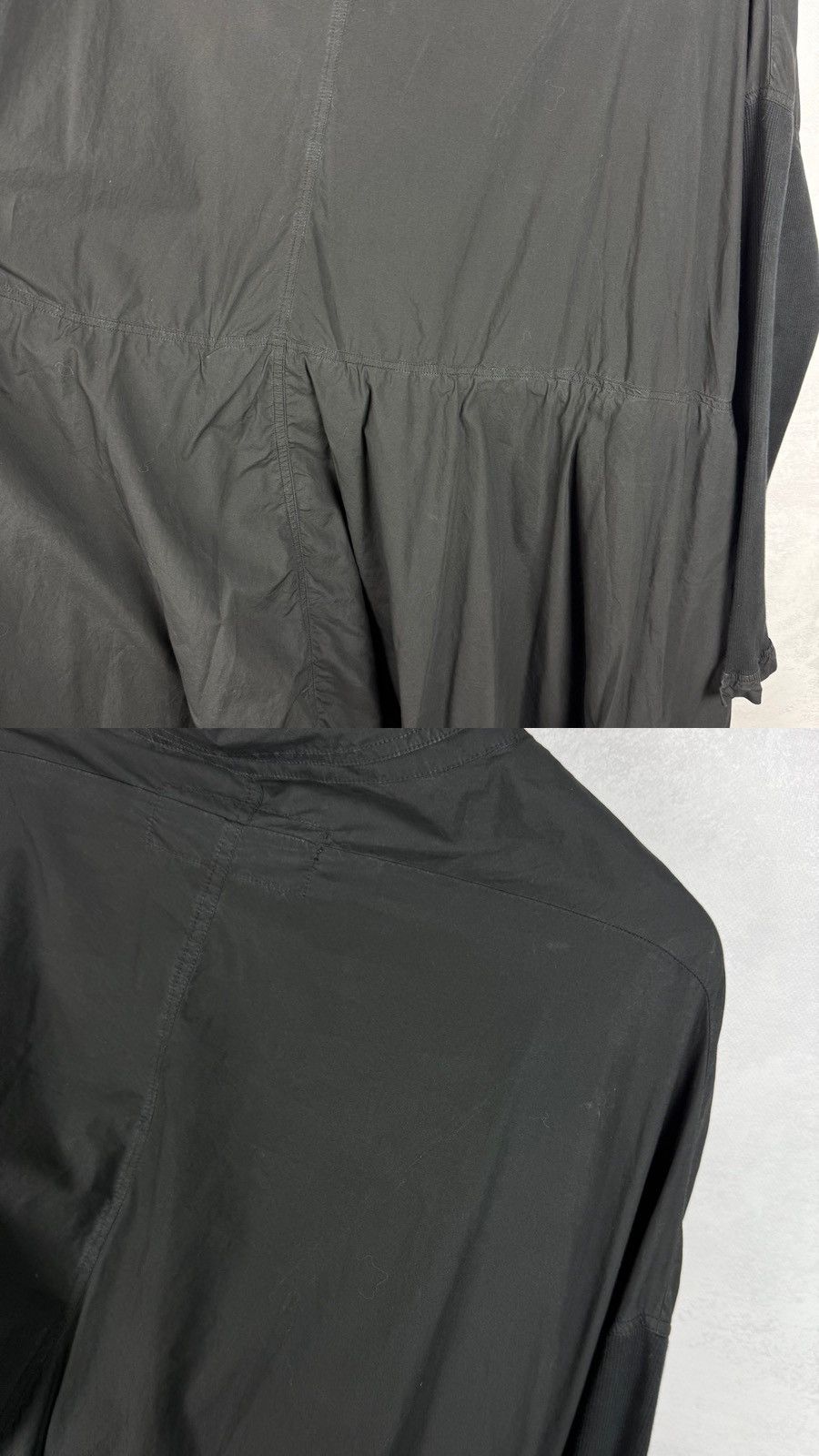 Rundholz Rundholz Dip Black Cotton Avantgarde Long Shirt-Dress Size M Size M / US 6-8 / IT 42-44 - 23 Thumbnail