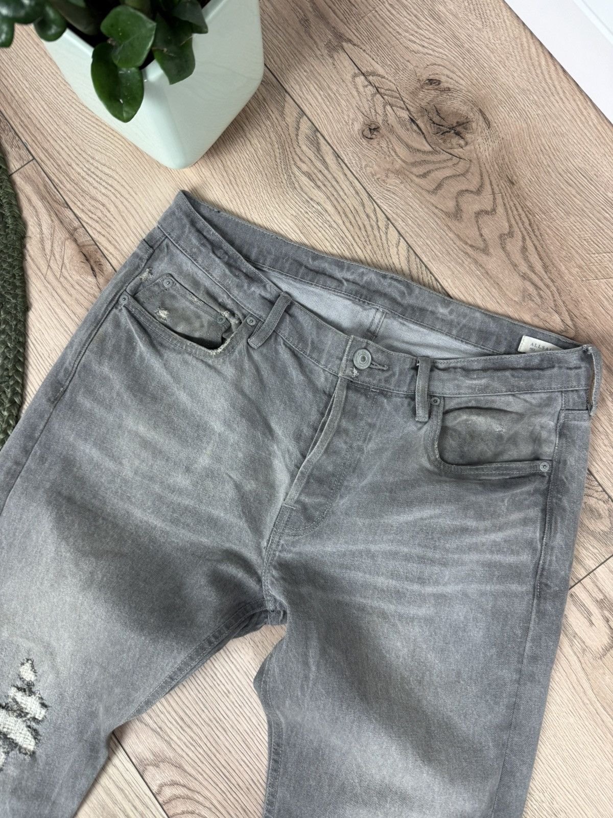 Allsaints Allsaints Jeans Distressed Japanese Style Pants Mens Size US 32 / EU 48 - 5 Thumbnail