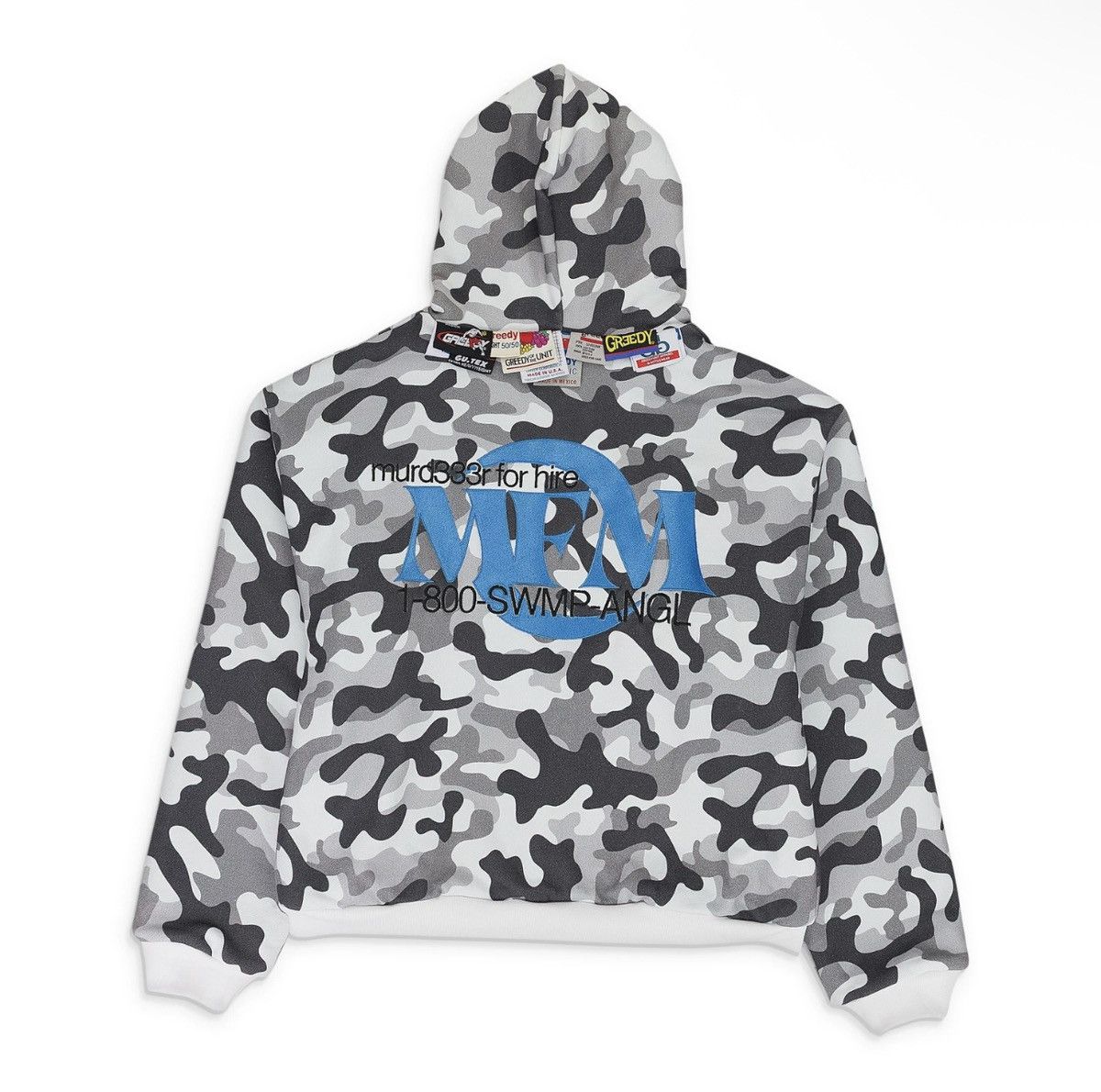 Greedy Unit × murd333r.fm Greedy Unit x Murd333r.Fm x ComplexCon ‘Camo’ Multi-Tag Zip Size US XL / EU 56 / 4 - 2 Thumbnail
