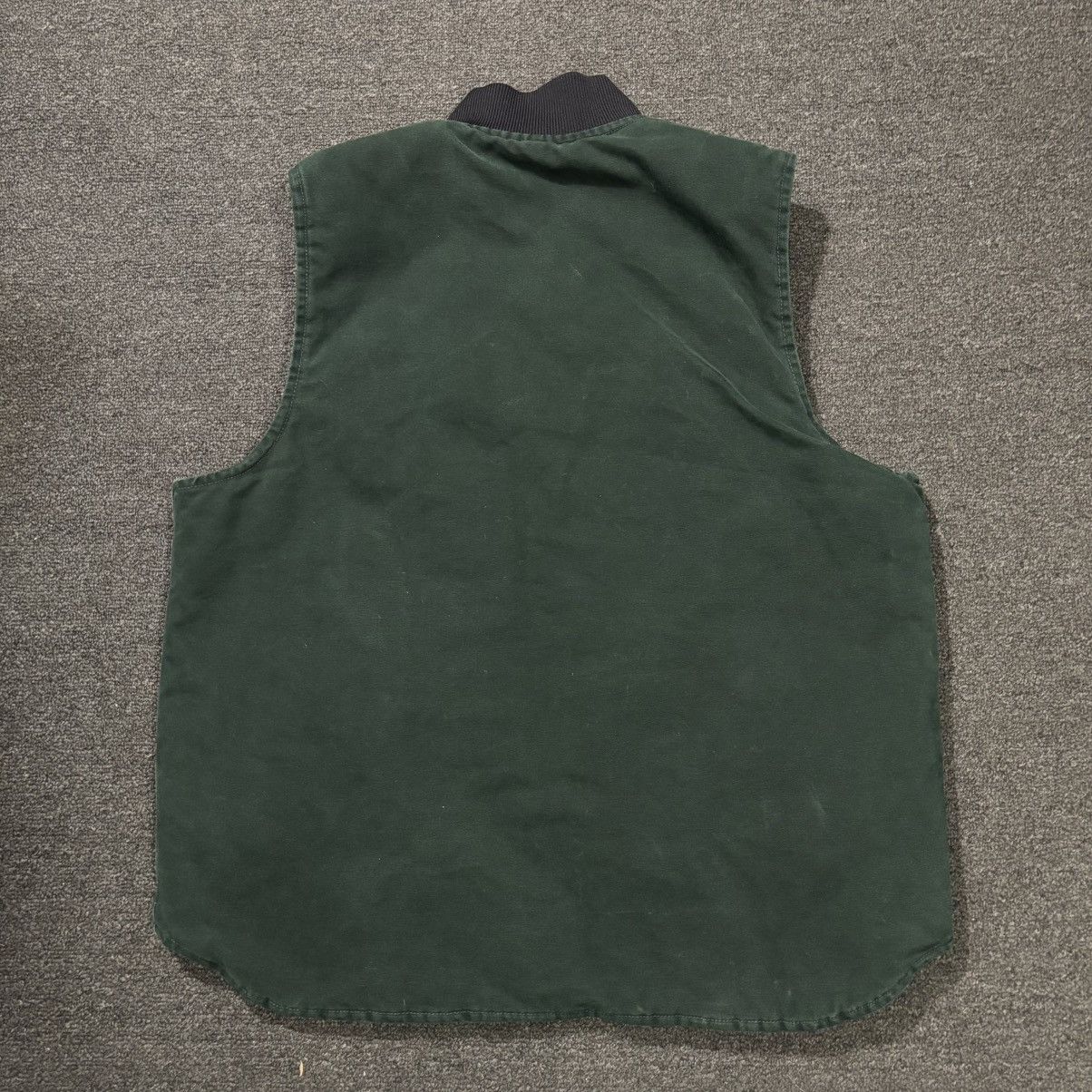 Carhartt Vintage Carhartt Vest Spruce Green Quilted XL V02 SPC 90s Size US XL / EU 56 / 4 - 10 Thumbnail