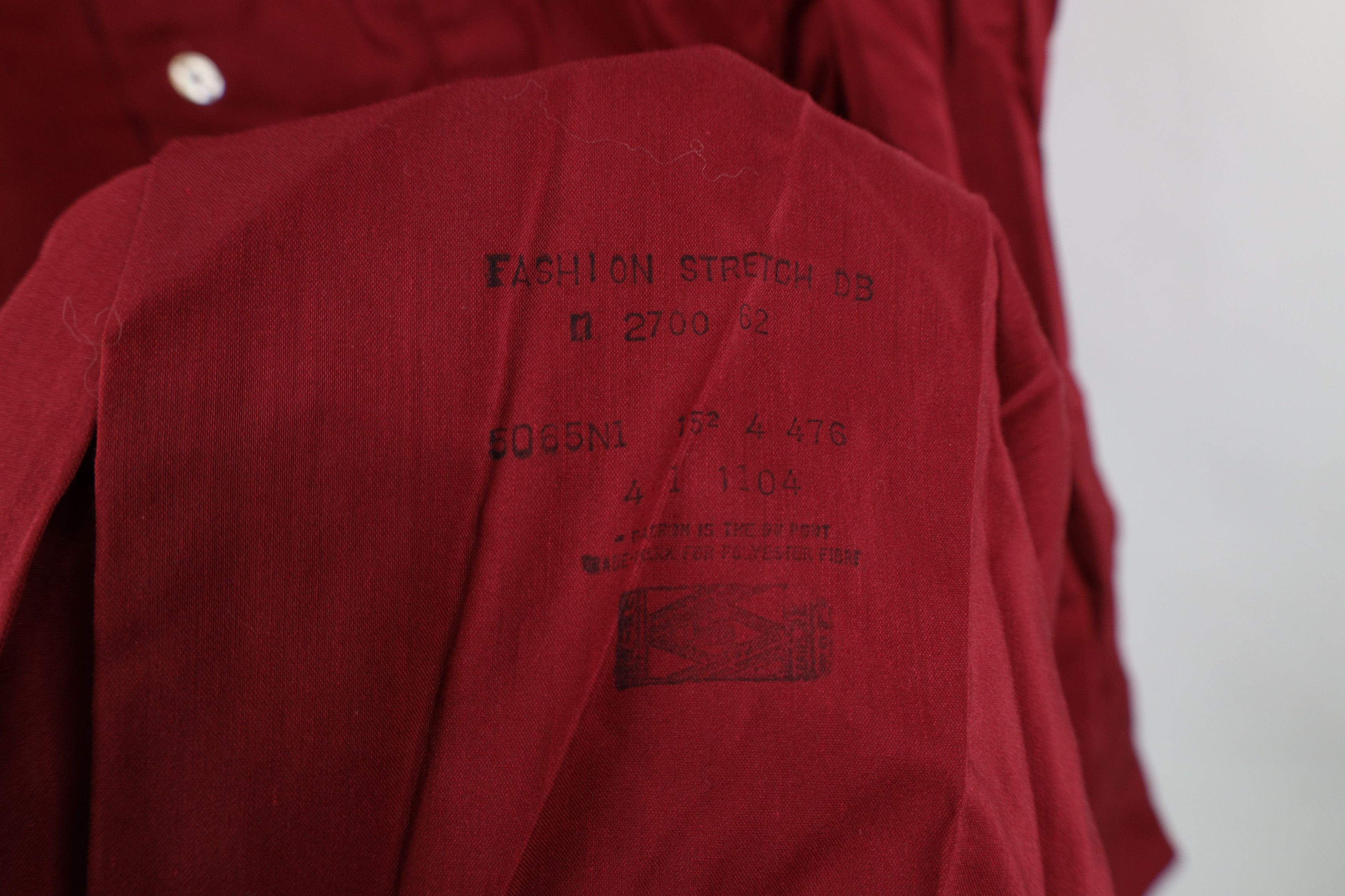 Vintage Vintage 60s 70s Streetwear Collar Button Shirt Red USA Size US M / EU 48-50 / 2 - 8 Thumbnail