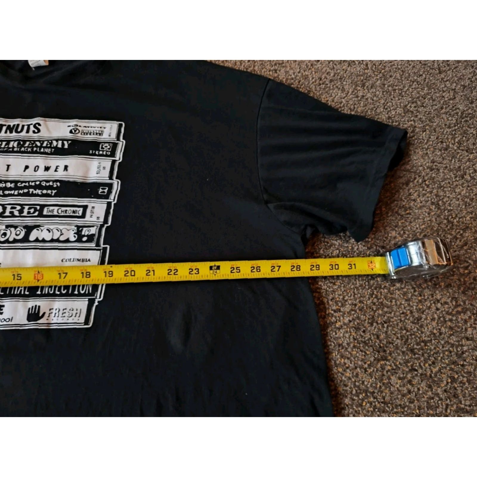 Vintage VINTAGE Cotton Heritage Men T-Shirt 3XL Hip Hop Retro Cassette Tapes Graphic 90s Black Size US XXL / EU 58 / 5 - 4 Thumbnail