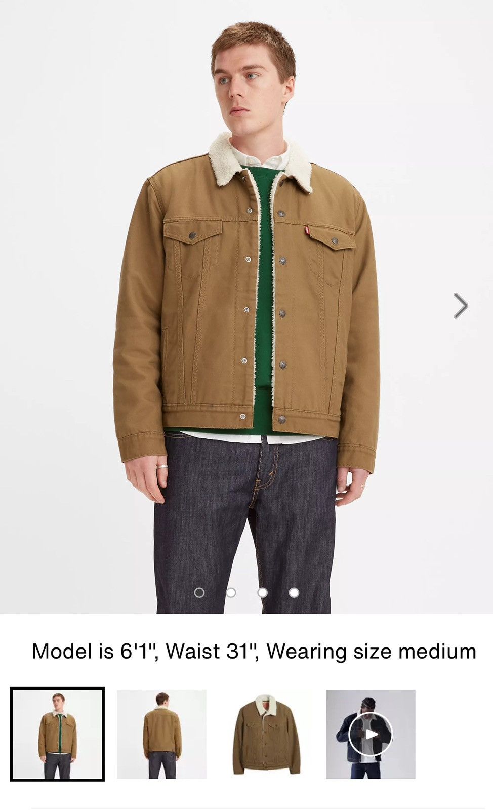 Levi's Levi’s Type III Sherpa Trucker Jacket Size US S / EU 44-46 / 1 - 1 Thumbnail