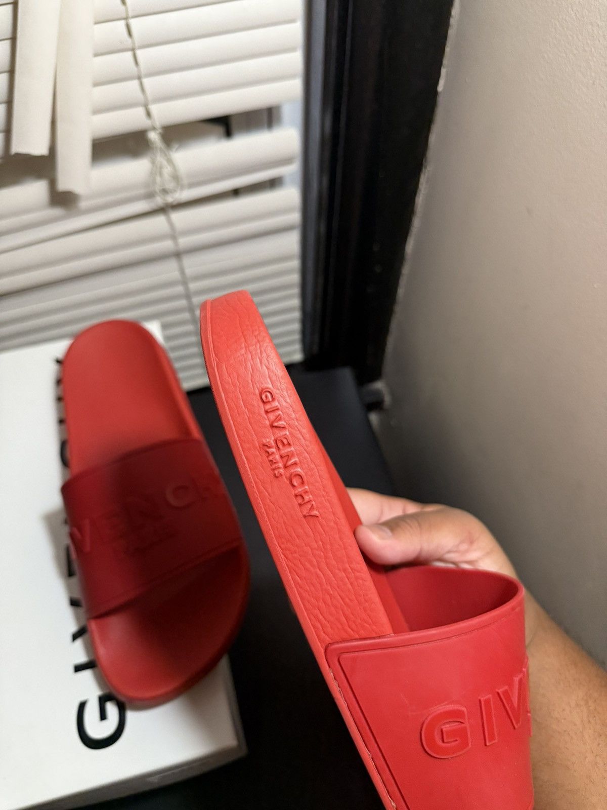 Givenchy Givenchy Red Slides Size 11 Size US 11 / EU 44 - 8 Thumbnail