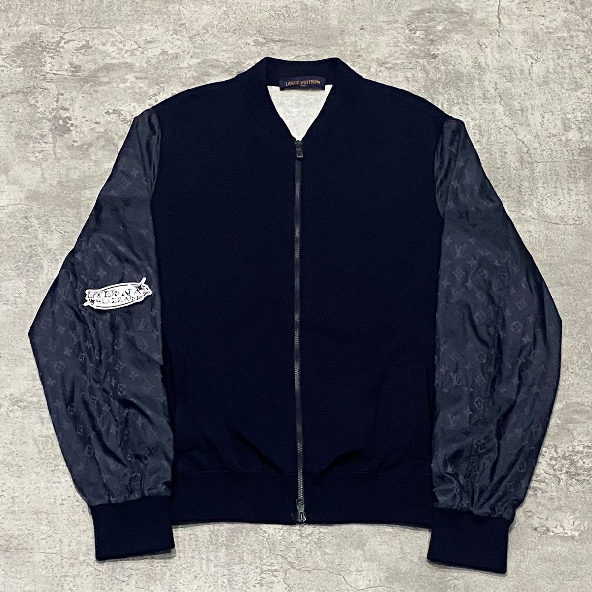 Louis Vuitton Louis Vuitton Wool Nylon Monogram Bomber Jacket Size US XXL / EU 58 / 5 - 1 Thumbnail