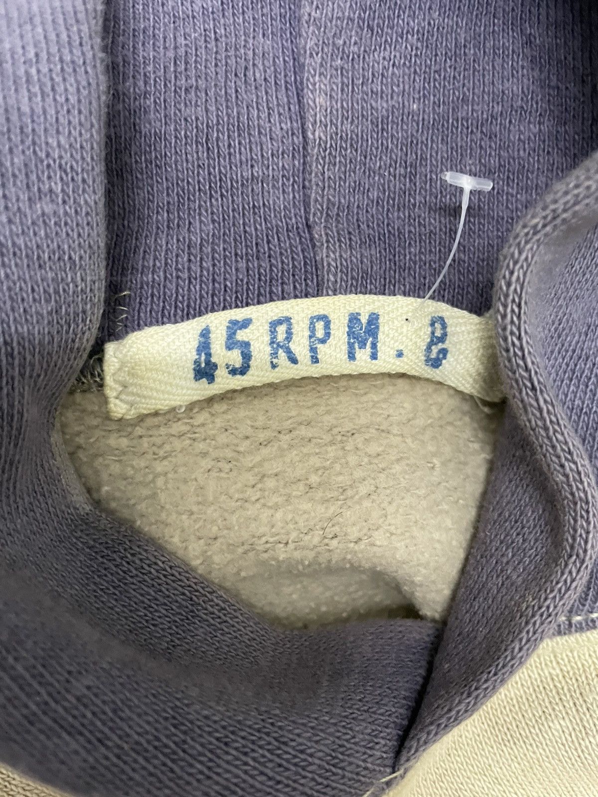 45rpm Vintage 45rpm Two Tone Pullover Hoodie Sweatshirt Size US M / EU 48-50 / 2 - 8 Thumbnail