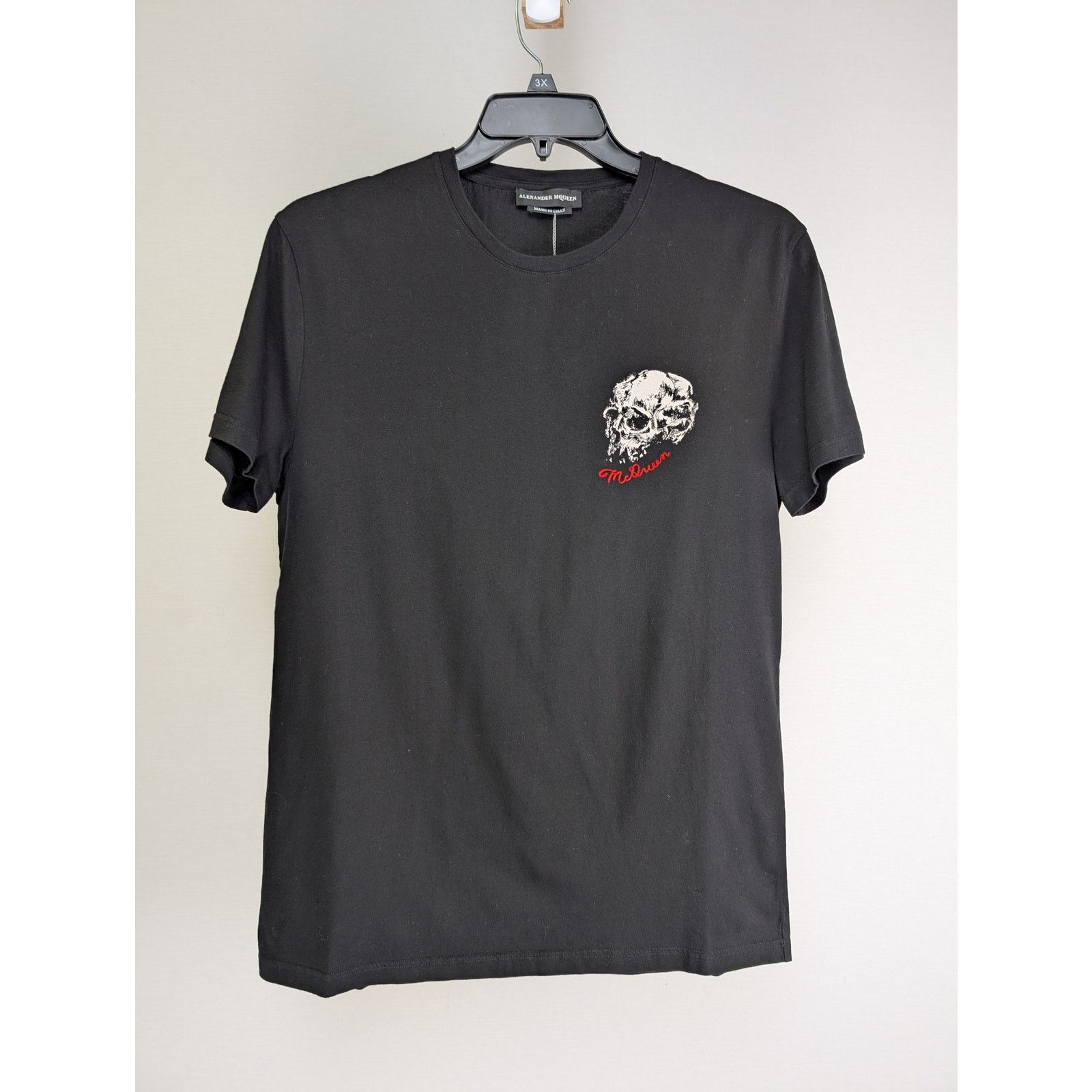 Alexander McQueen o1rshd1 T-Shirt in Black Size US M / EU 48-50 / 2 - 2 Thumbnail