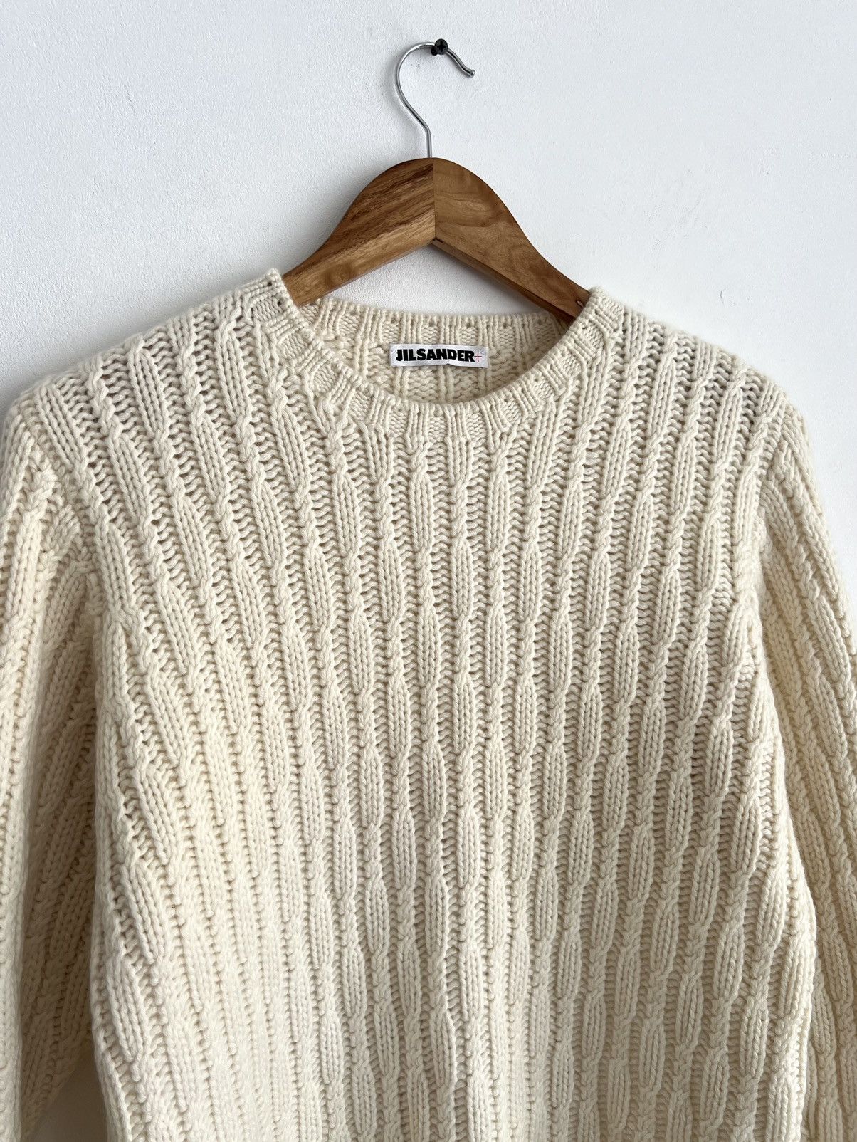 Jil Sander Vintage Jil Sander+ Cashmere Fisherman Knitted Sweater Size S / US 4 / IT 40 - 2 Thumbnail