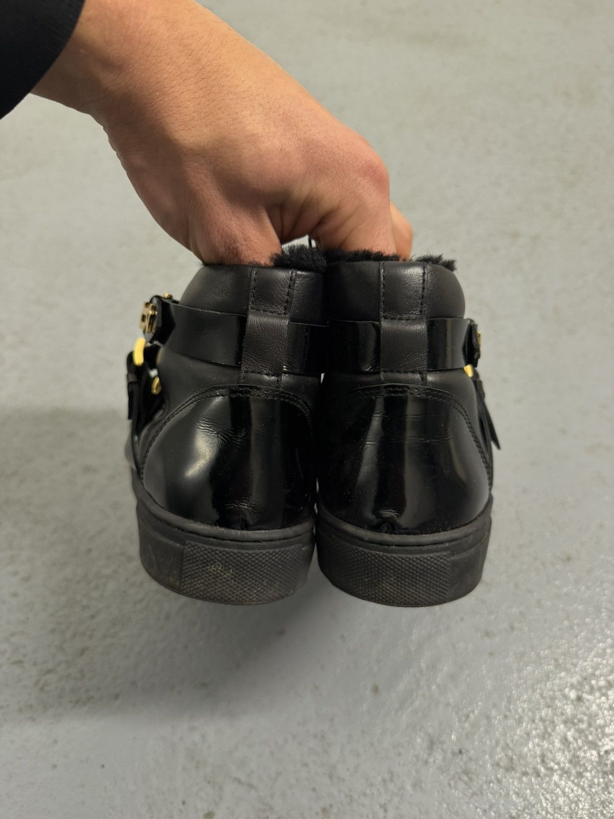 John Galliano John Galliano Glossy Belted Insulated Sneakers Size US 5 / IT 35 - 8 Thumbnail