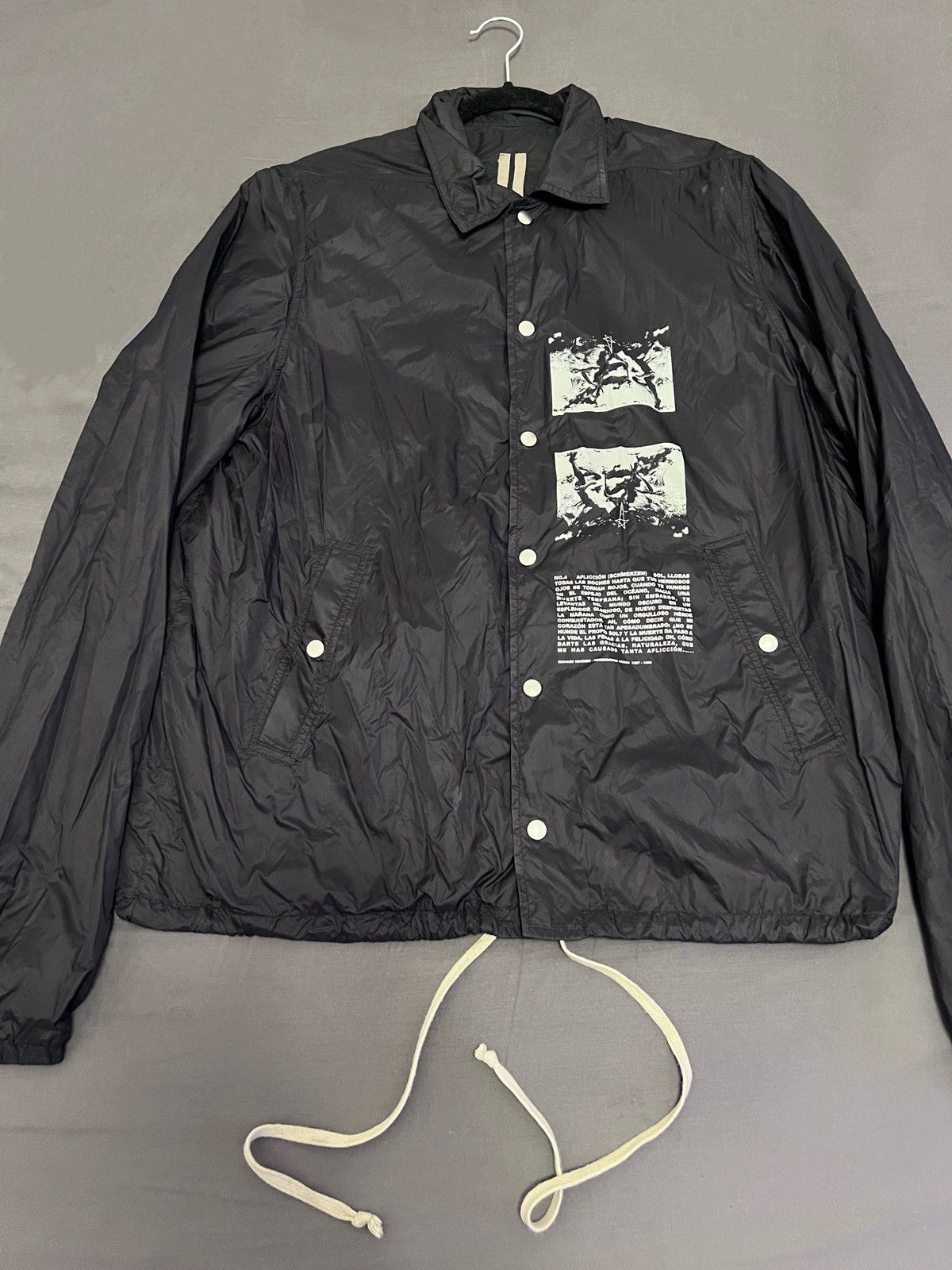 Rick Owens Drkshdw rick owens print coach jacket Size US M / EU 48-50 / 2 - 1 Thumbnail