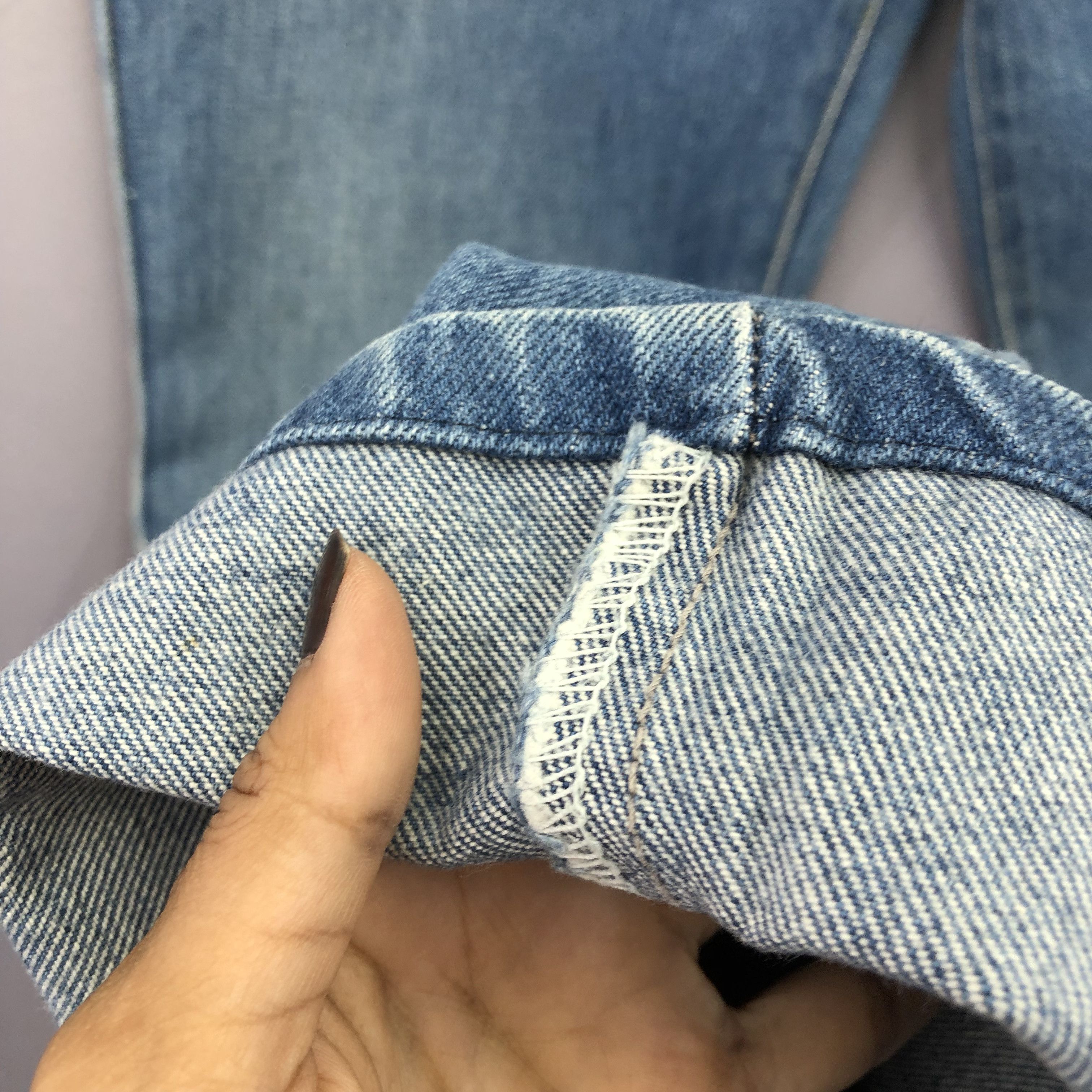 Wrangler Vintage 90s Wrangler Super Flare Blue Wash Jeans Denim Size 26" / US 2 / IT 38 - 6 Thumbnail