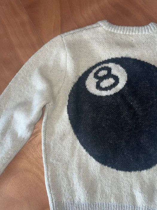 Stussy Stussy 8 Ball Brushed Mohair Knit Sweater | Grailed