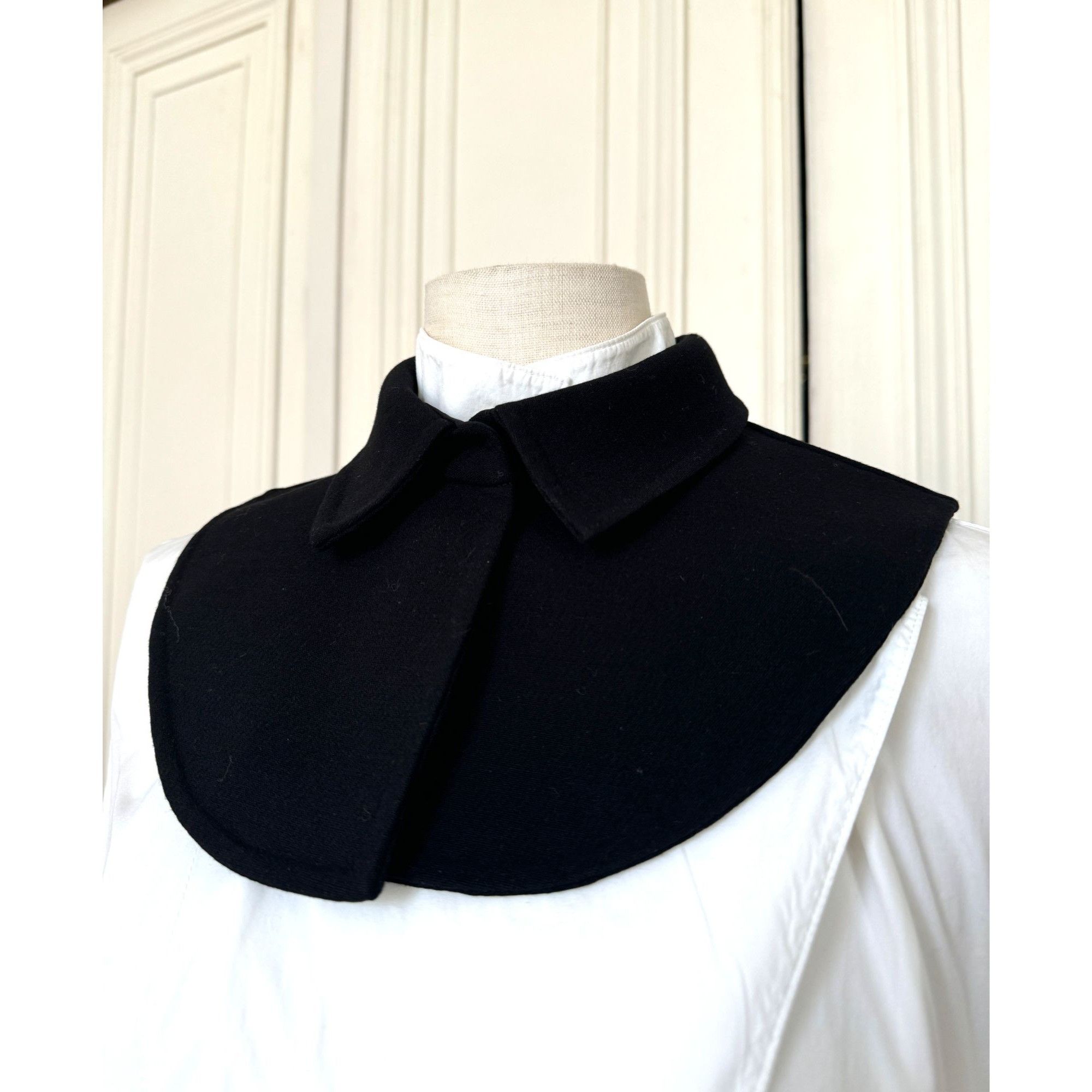 Celine Phoebe Philo Black Detachable Collar Size ONE SIZE - 7 Thumbnail