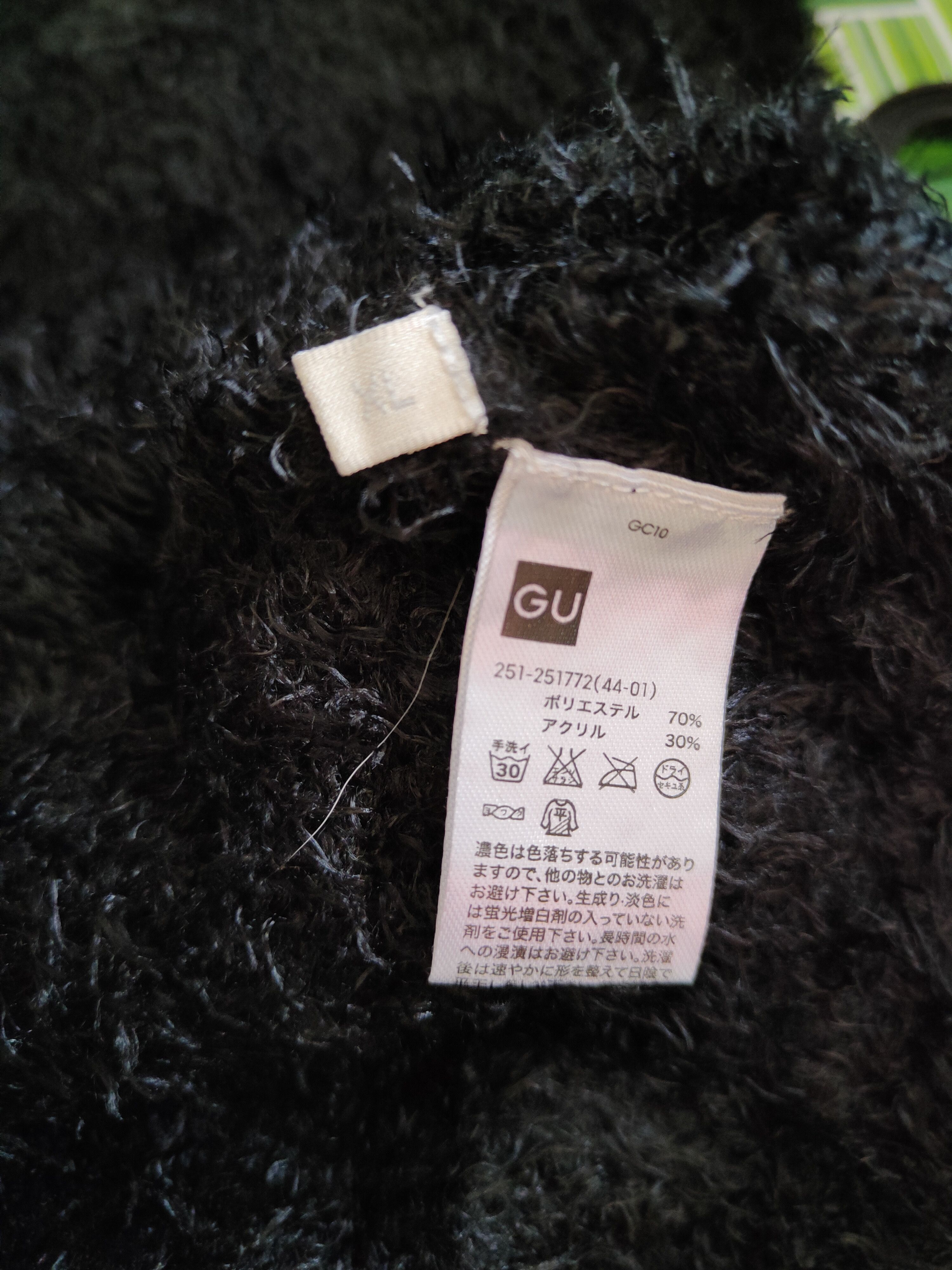 GU × Homespun Knitwear × Japanese Brand GU Black Shag Shaggy Fur Mohair Knitwear #S2189 Size XL / US 12-14 / IT 48-50 - 11 Thumbnail