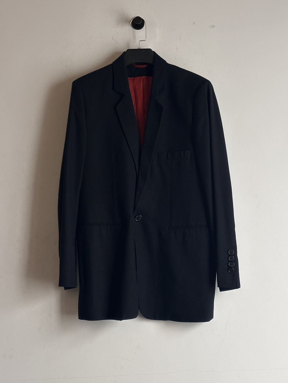 Ann Demeulemeester Ann Demeulemeester | One-Button Smoking Jacket Size 46R - 2 Thumbnail