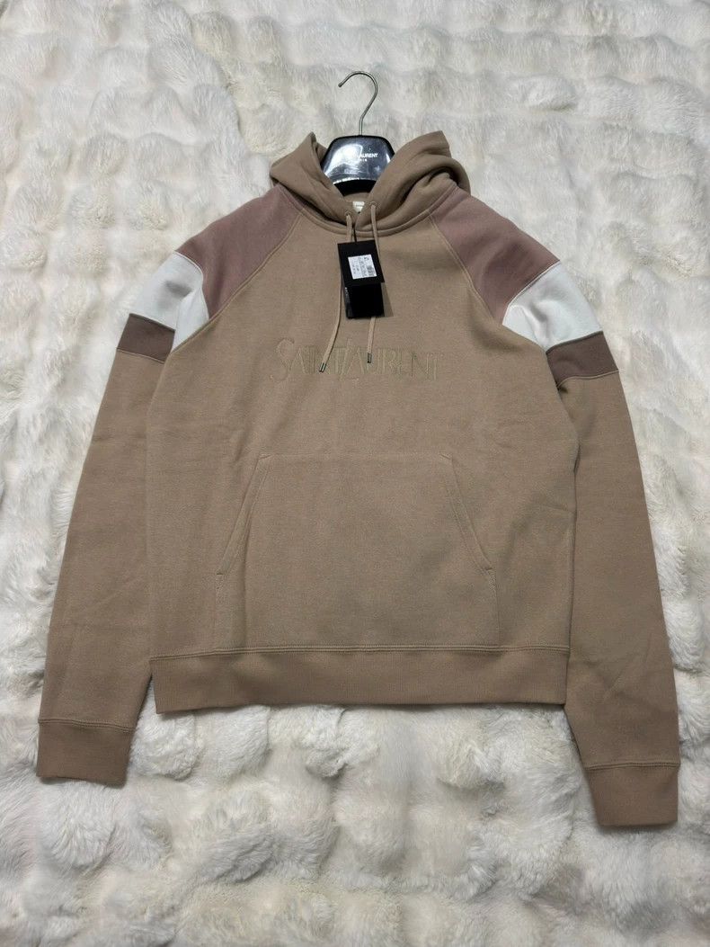 Saint Laurent Paris Saint Laurent Paris Embroidered color-block sweatshirt 2505 Size US L / EU 52-54 / 3 - 1 Thumbnail