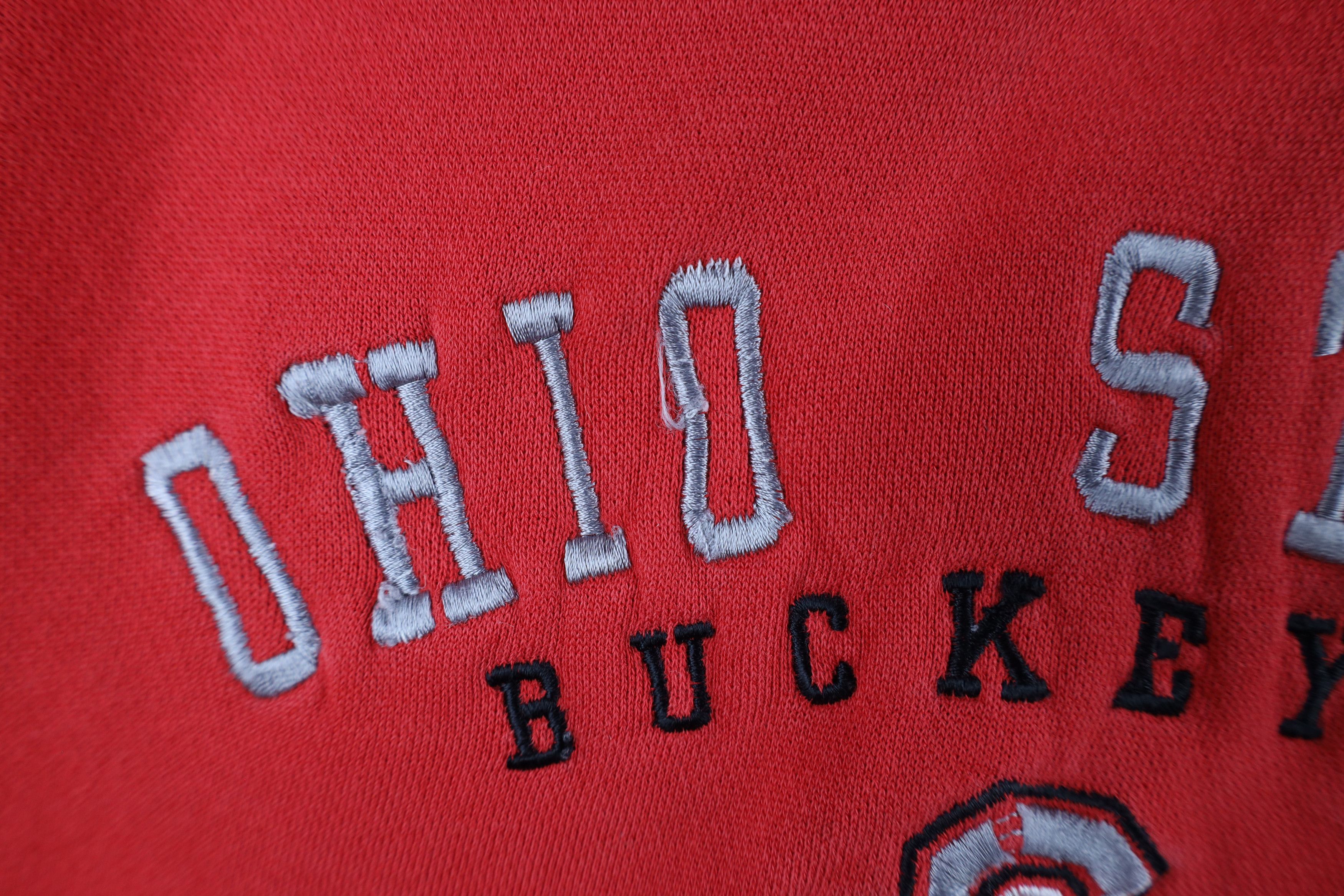 Vintage Vintage 90s Fit Ohio State University Hoodie Sweatshirt Size US XL / EU 56 / 4 - 6 Thumbnail
