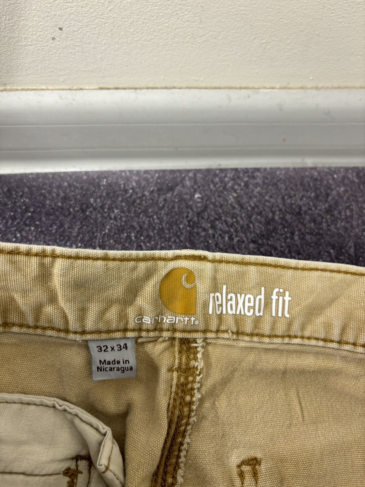 Carhartt Vintage Carhartt Double Knee Workwear Faded Utility Pants Size US 32 / EU 48 - 10 Thumbnail