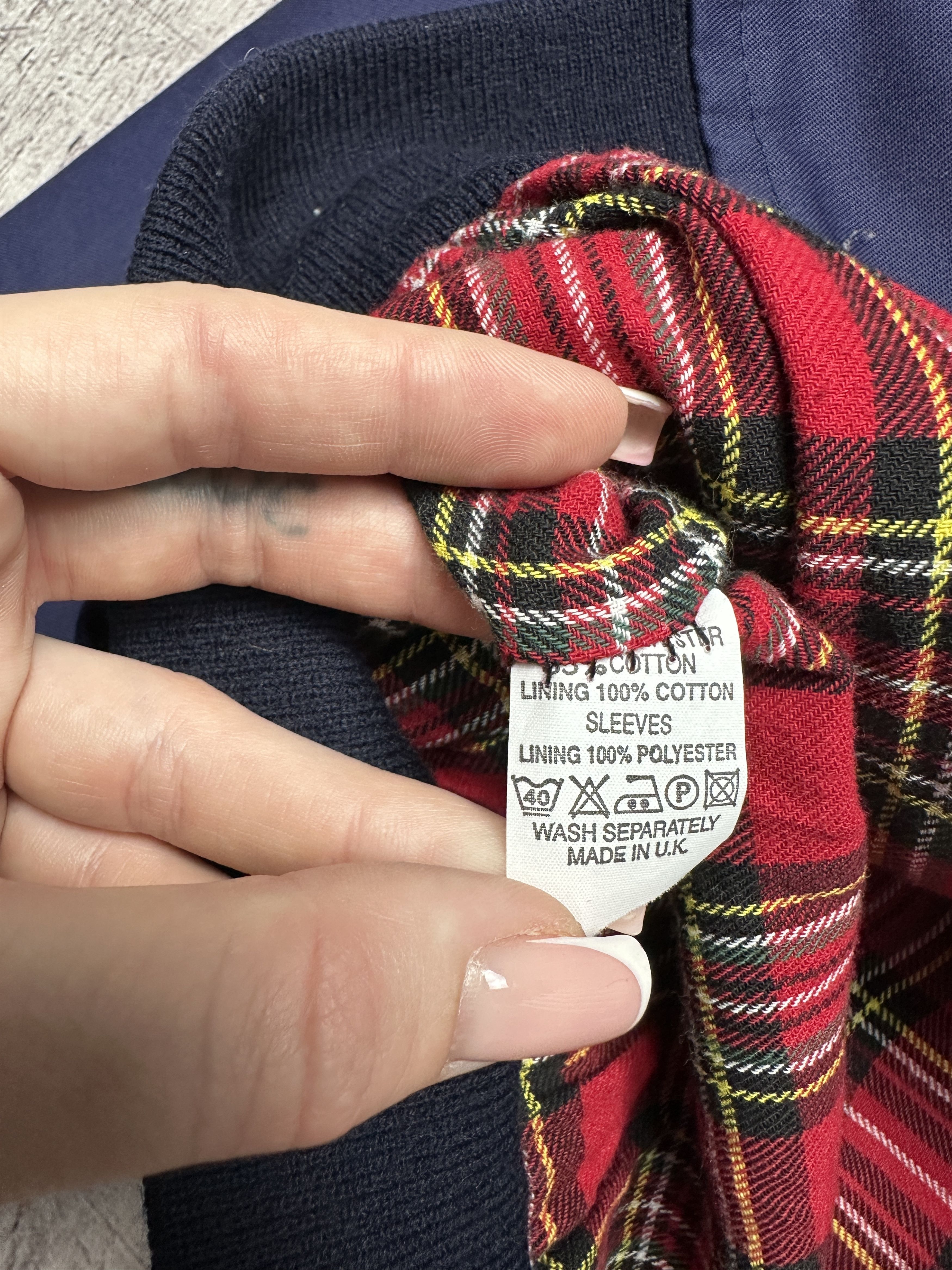 Vintage England Vintage Mens Plaid Lined Collared Jacket Size US L / EU 52-54 / 3 - 4 Thumbnail