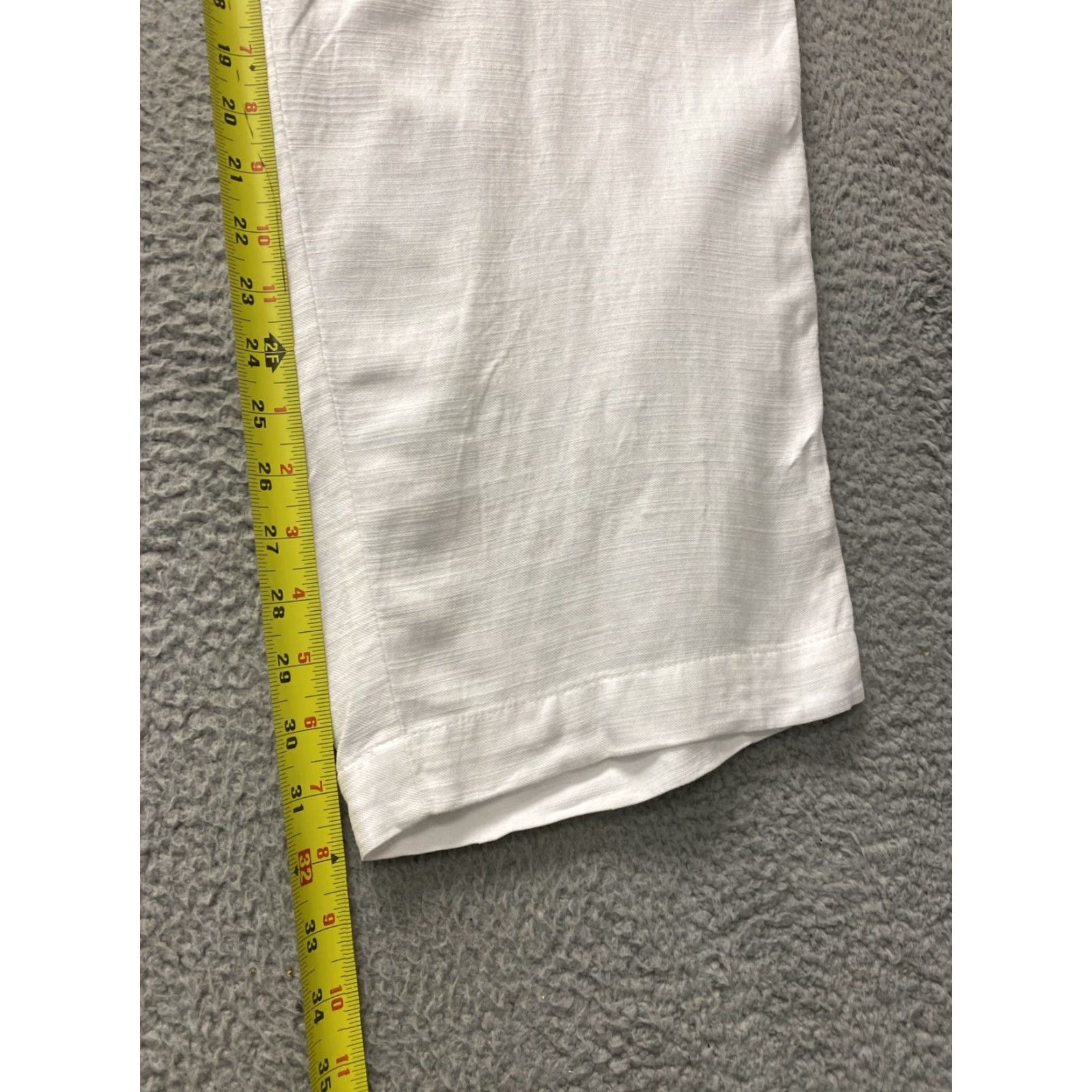 Vintage CATO Premium Women's Casual Pants Plus Size 22W White Summer Pocket NWT Size 40" / US 18 - 4 Thumbnail