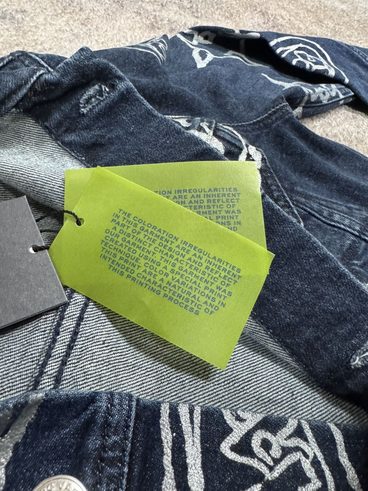 Heaven by Marc Jacobs × Marc Jacobs Heaven by Marc Jacobs Denim Printed Jacket Size US S / EU 44-46 / 1 - 7 Thumbnail