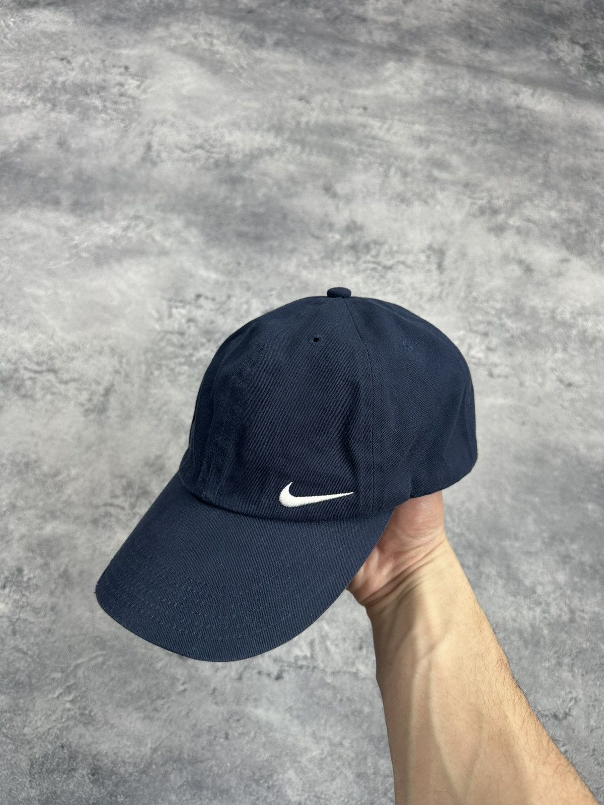 Nike Nike Vintage Cap Double Swoosh Y2K Drill Blue Hat small size Size ONE SIZE - 2 Thumbnail