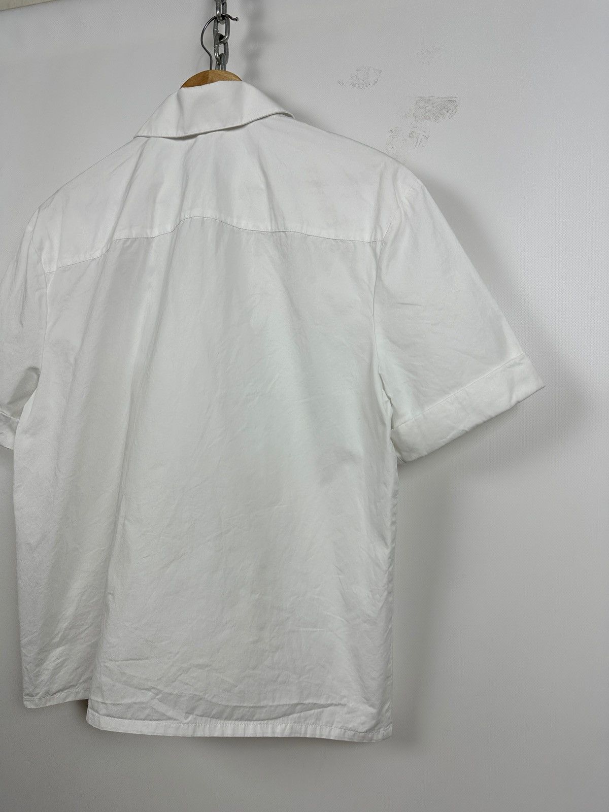 Off-White Off-White Popel Bowling Button Up Short Sleeve Shirt Size S / US 4 / IT 40 - 13 Thumbnail