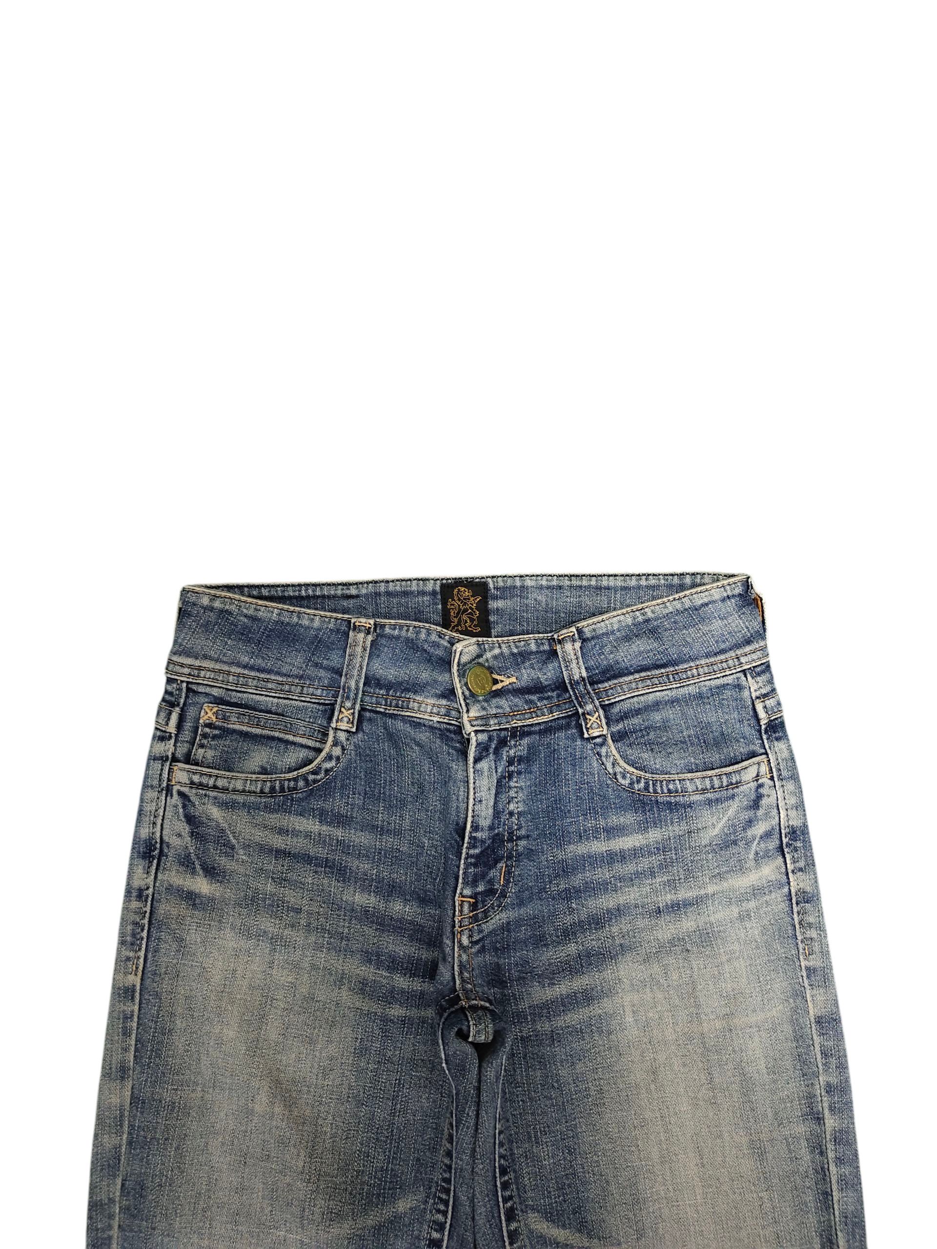 If Six Was Nine Flare Jeans C-Seventeen Clawmark Denim Bootcut Low Rise Size US 28 / EU 44 - 3 Thumbnail