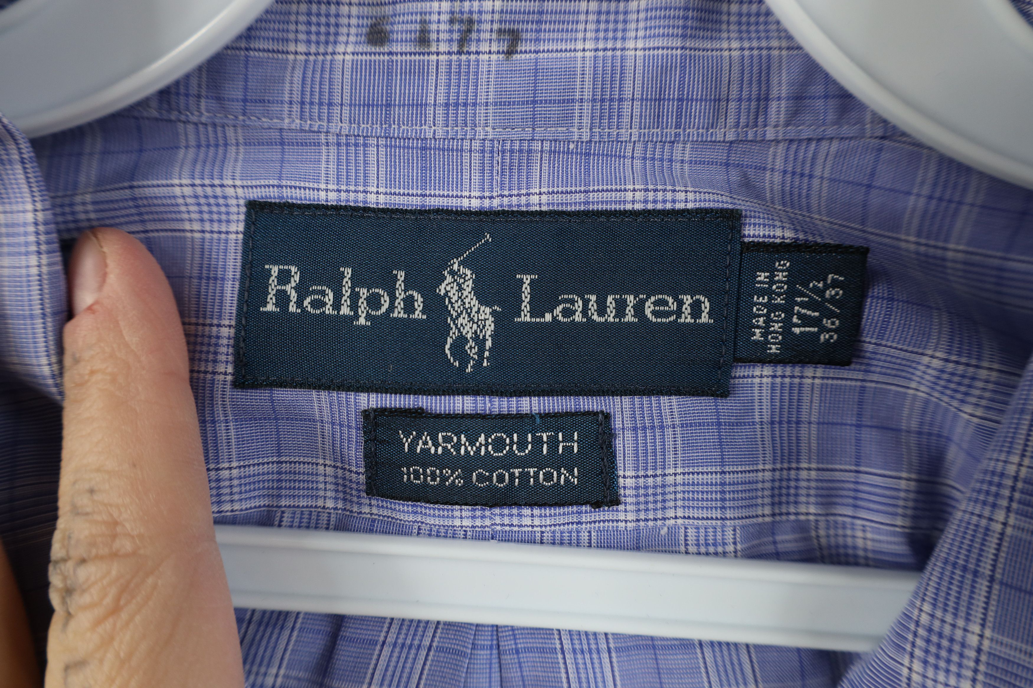 Polo Ralph Lauren Vintage 90s Ralph Lauren Yarmouth Collared Button Down Shirt Size US M / EU 48-50 / 2 - 7 Thumbnail