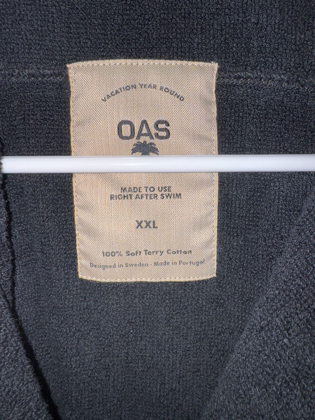 OAS Black Terry Cloth OAS Camp Collar Size US XXL / EU 58 / 5 - 2 Thumbnail