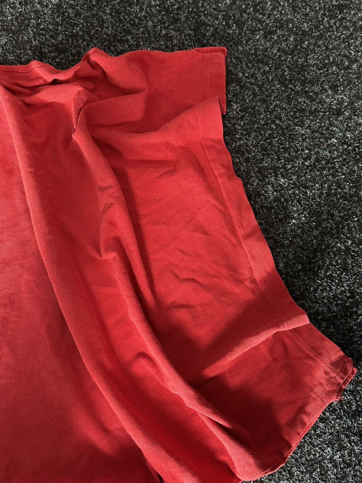 Burberry × Designer 🚨Burberry RED Polos Tee Logo Nova Check Inner Rare black Size US L / EU 52-54 / 3 - 5 Thumbnail