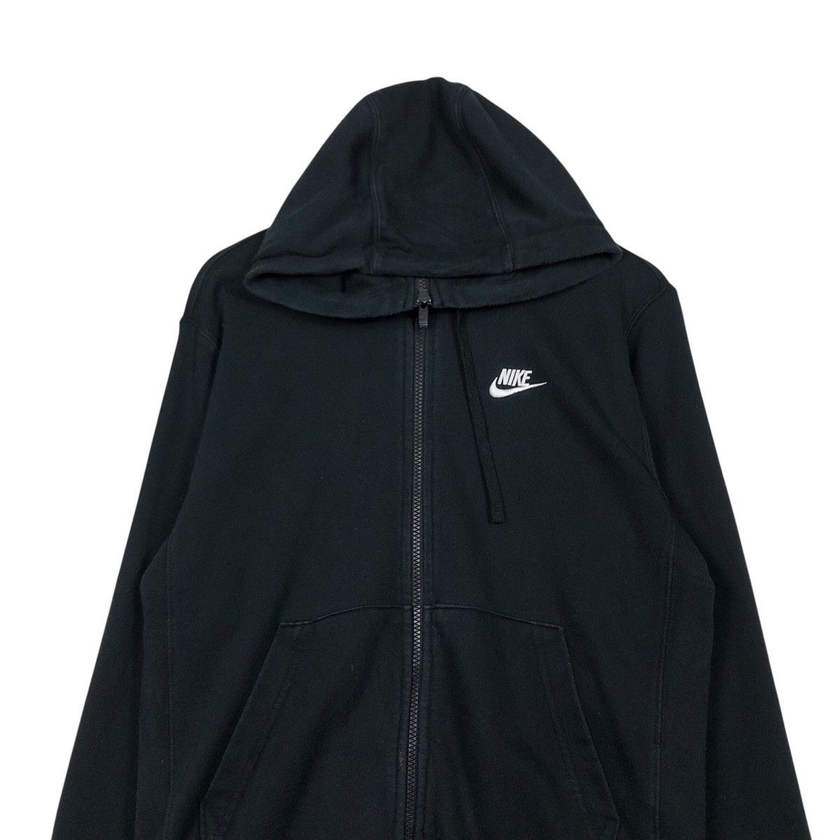 Nike Nike Vintage Black Zip Hoodie – Minimal Swoosh Essential Size US S / EU 44-46 / 1 - 4 Thumbnail