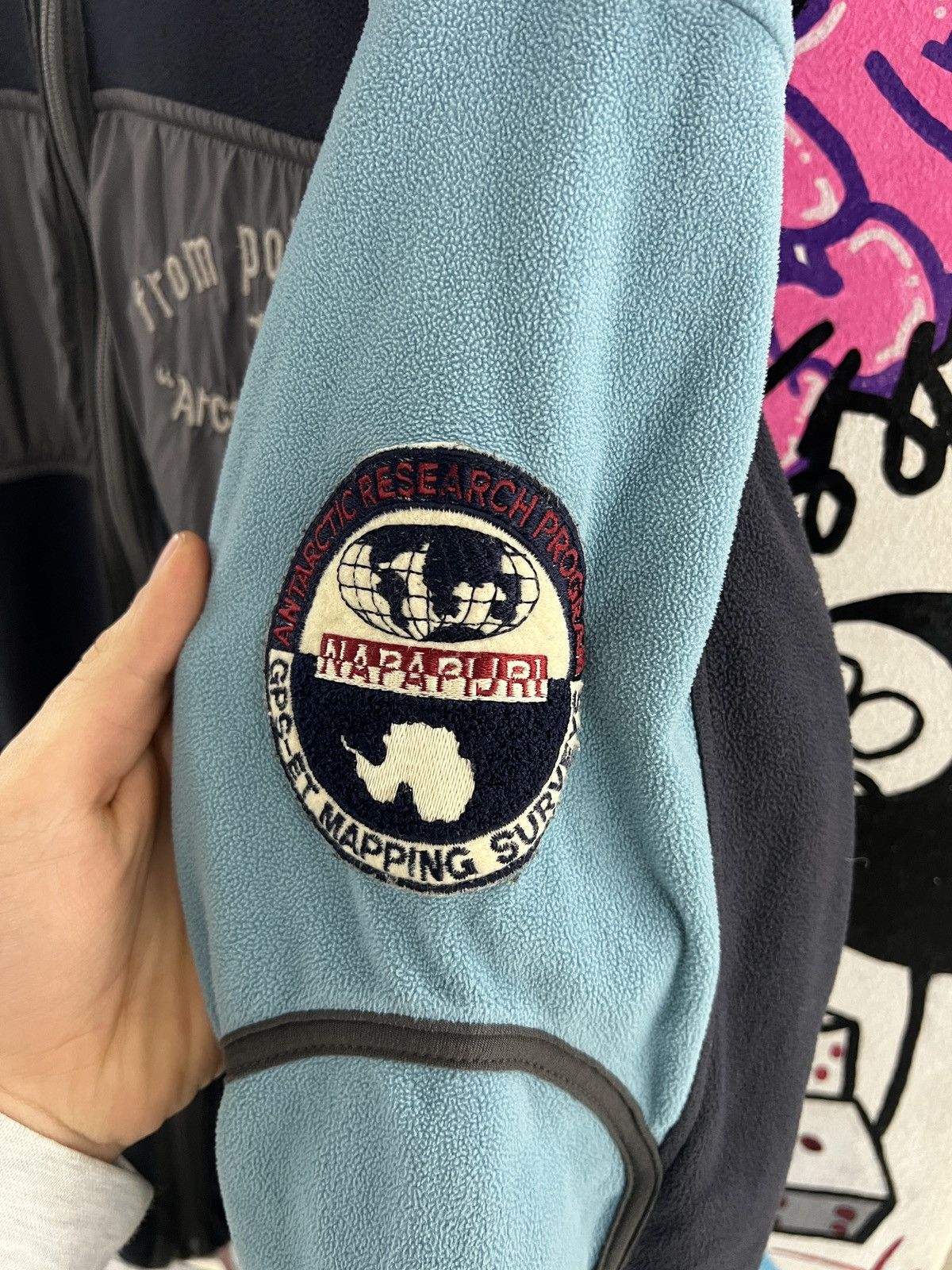 Napapijri Napapijri Vintage Zip Up Fleece Size US XL / EU 56 / 4 - 3 Thumbnail