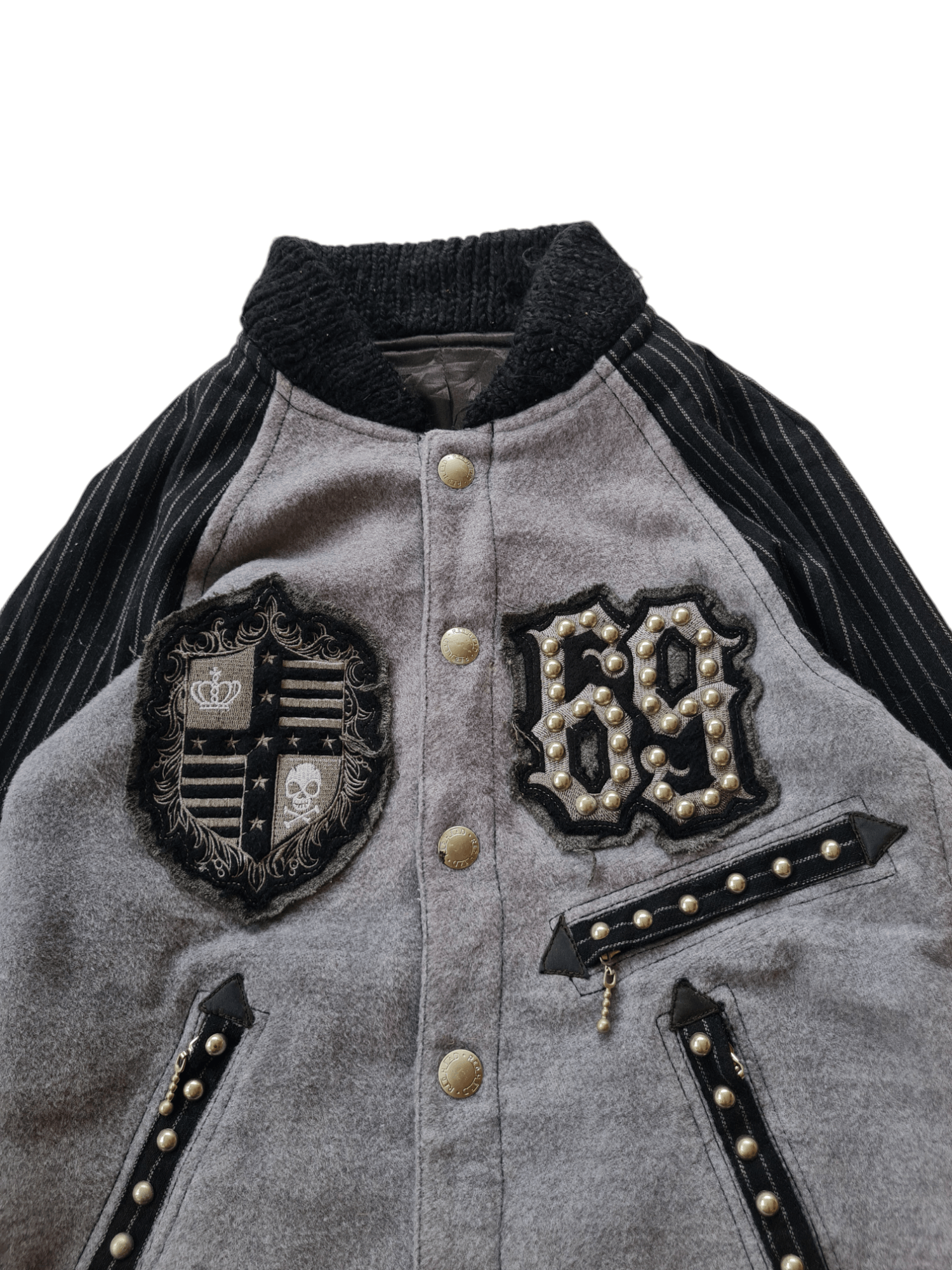 Japanese Brand × Vintage Vintage Wool Jacket Aigon Quins Size US S / EU 44-46 / 1 - 4 Thumbnail
