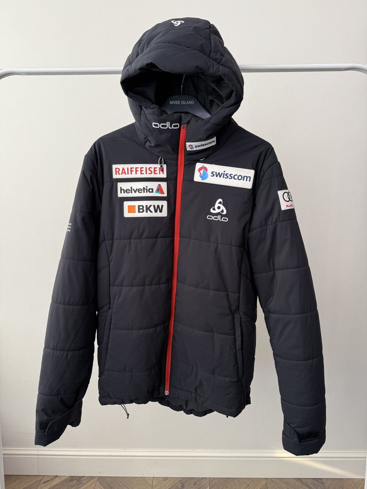 Odlo Vintage ODLO Performance Ski Jacket Swiss Team Audi Swisscom Size US M / EU 48-50 / 2 - 2 Thumbnail