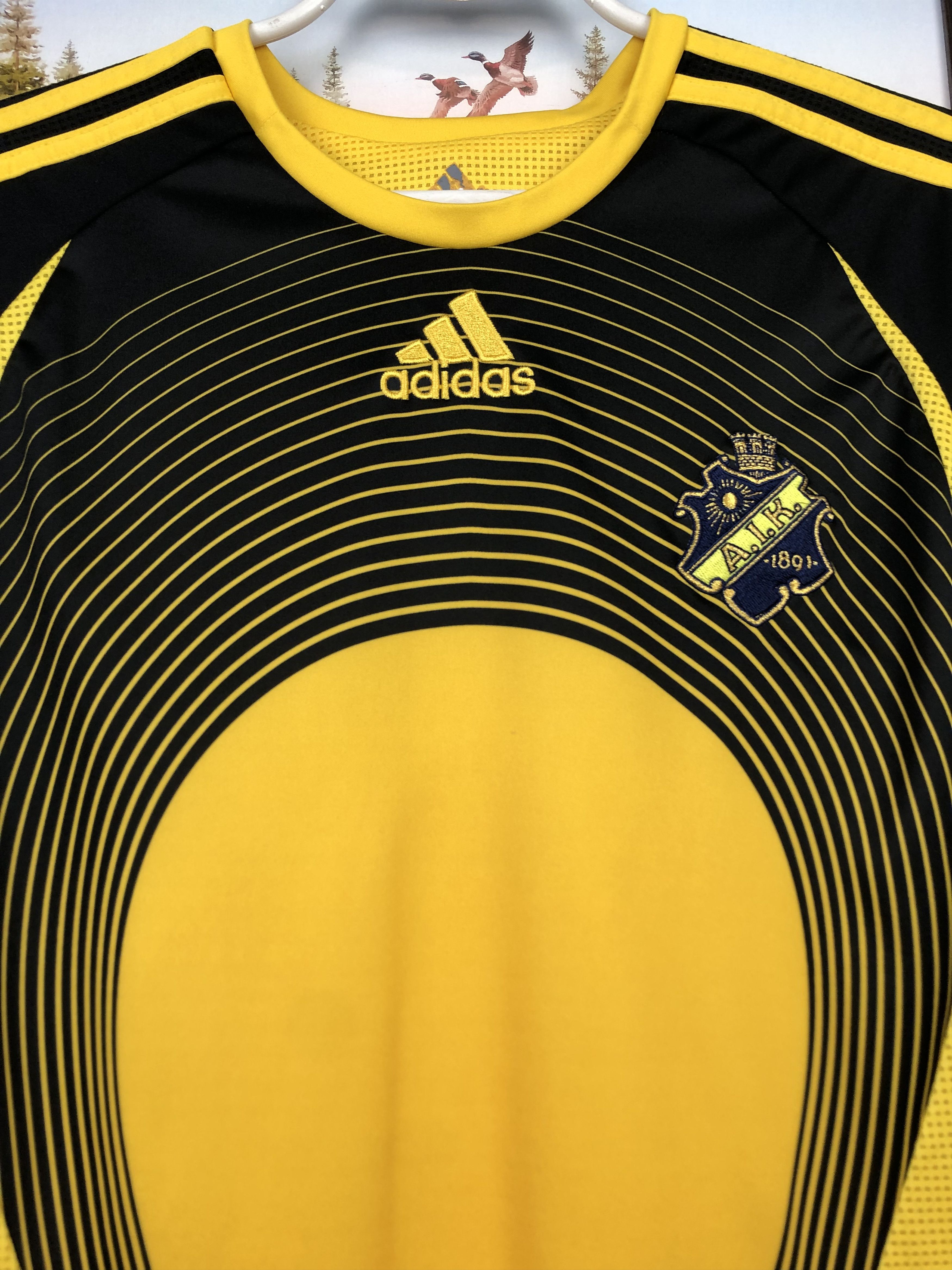 Adidas Vintage Adidas AIK Football Shirt Soccer Mens Jersey Trikot Size US S / EU 44-46 / 1 - 3 Thumbnail