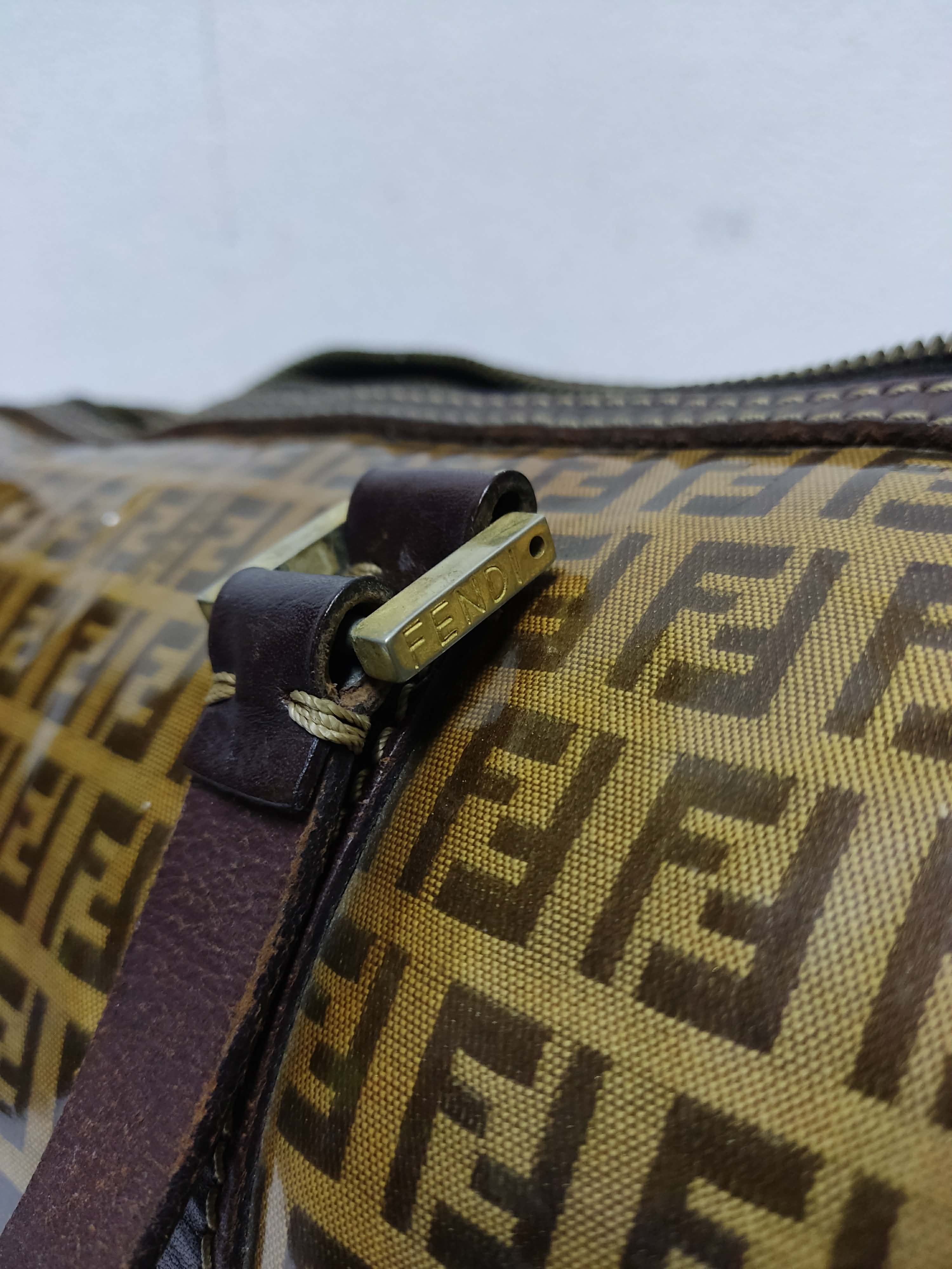 Fendi Authentic FENDI Zucchino Mini Bostan Bag Handbag Size ONE SIZE - 20 Thumbnail