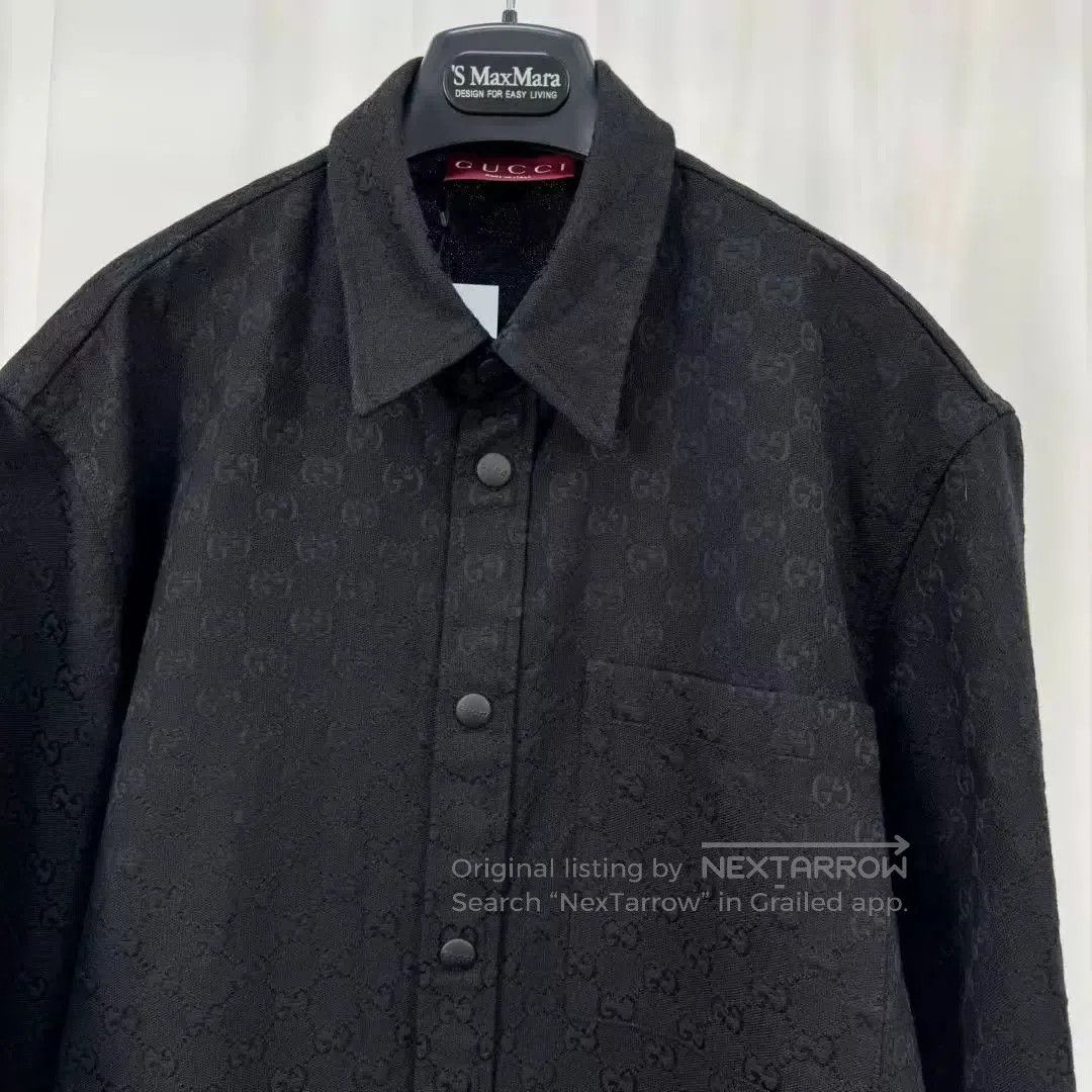 Gucci gucci printed denim shirt jacket size 48. Size US L / EU 52-54 / 3 - 3 Thumbnail