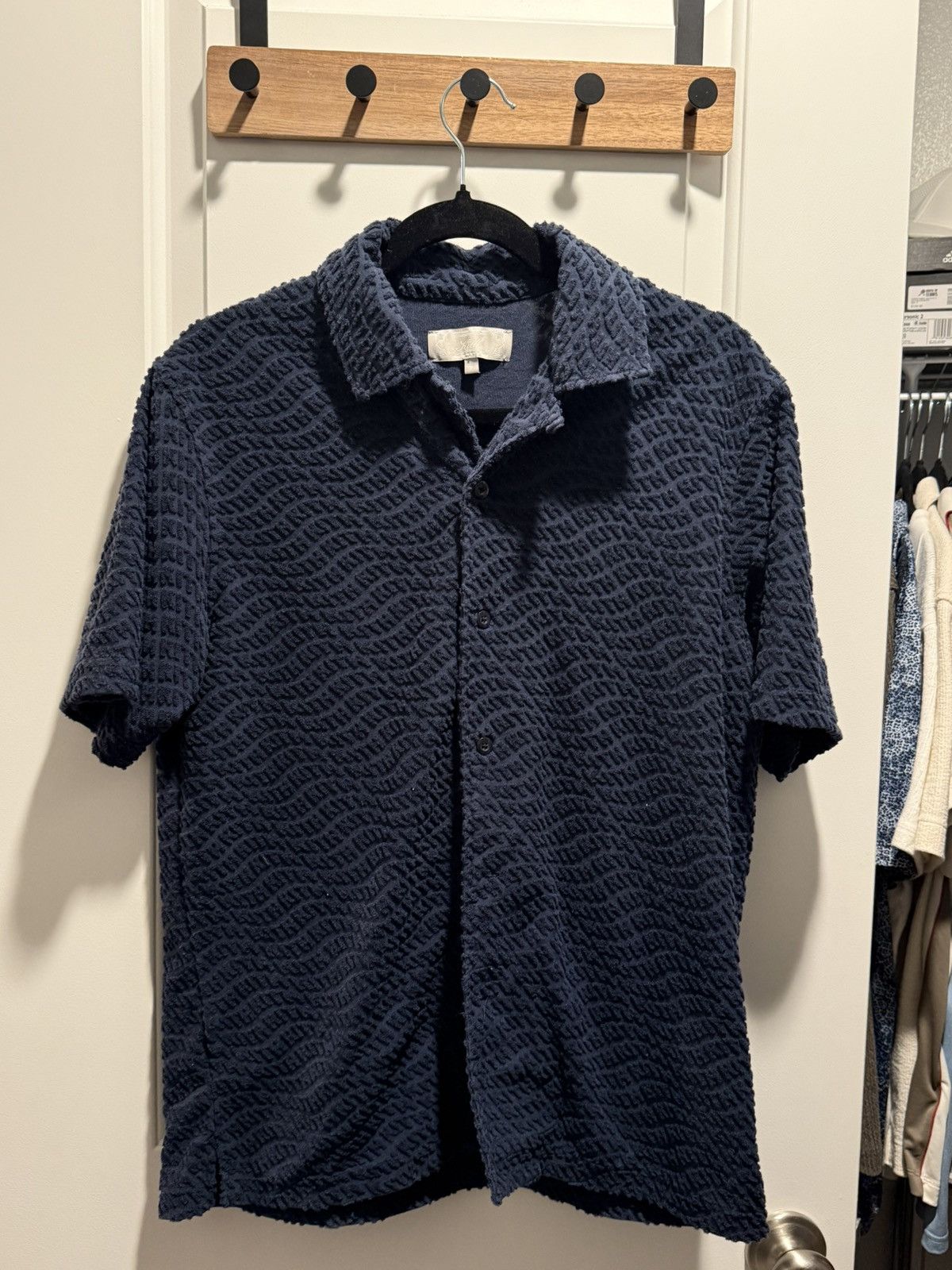 Kith Kith Wavy Monogram Button Up Shirt Size US S / EU 44-46 / 1 - 1 Thumbnail
