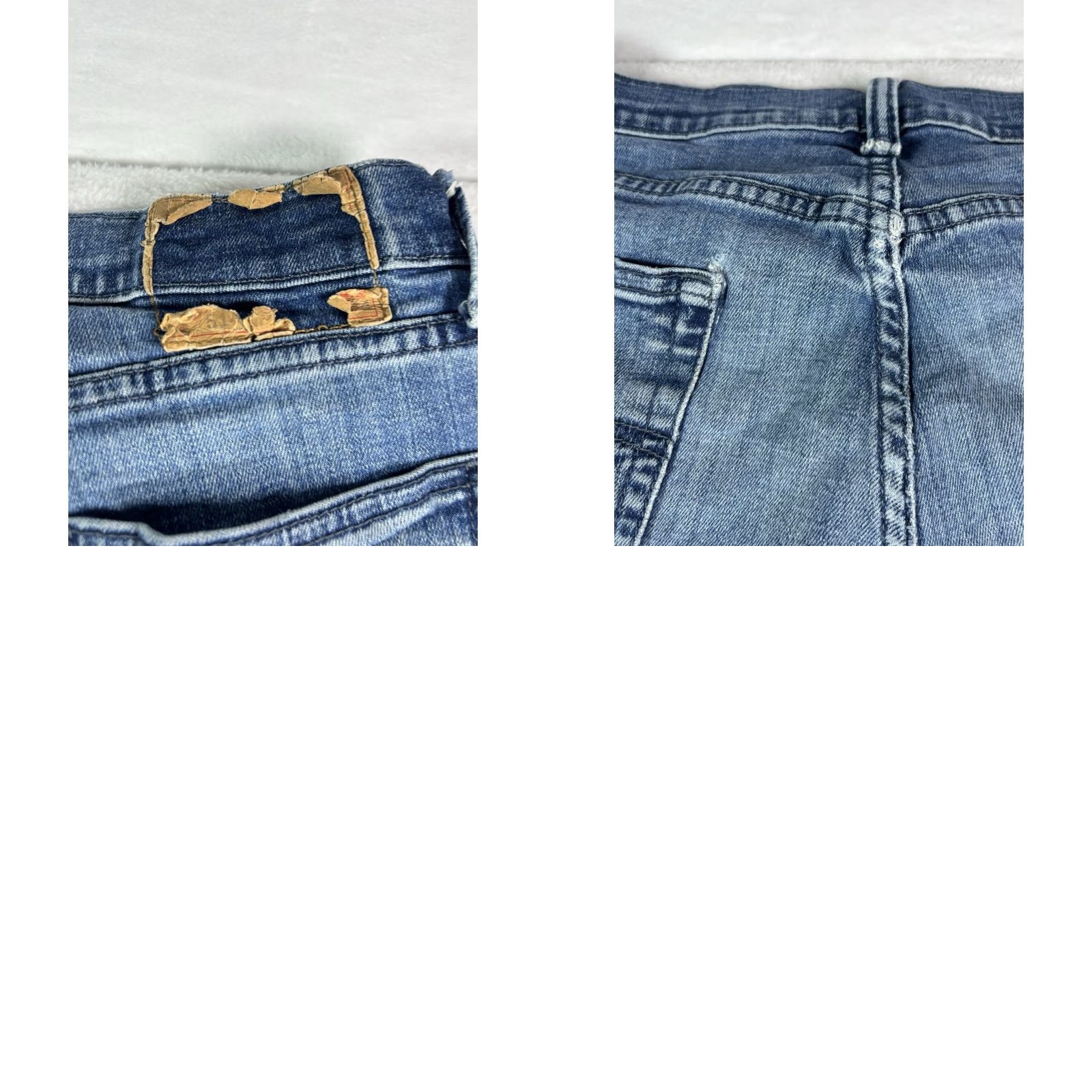 Levi's Levi's 514 Jeans Mens 32x34 Blue Straight Leg Stretch Denim Medium Wash Regular Size US 32 / EU 48 - 8 Thumbnail