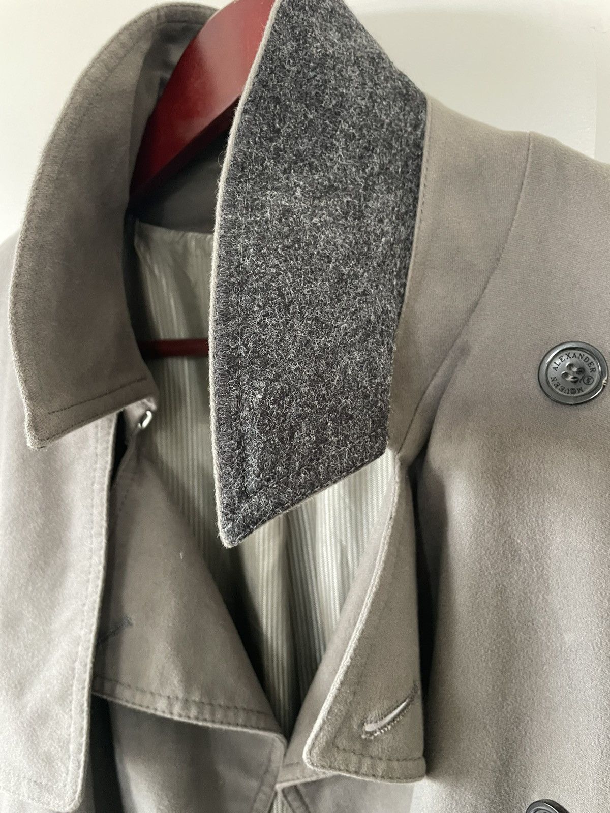 MCQ MCQ - Matte Grey Trenchcoat Size US M / EU 48-50 / 2 - 14 Thumbnail