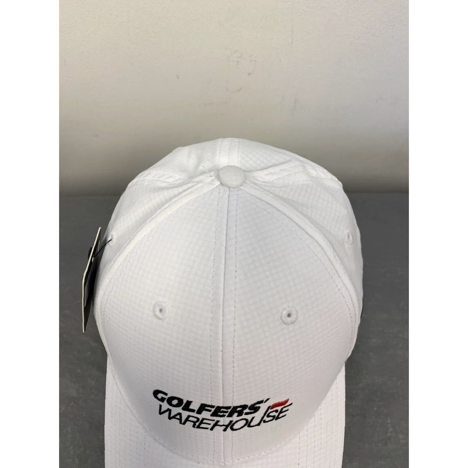 TaylorMade TAYLORMADE White Black Snapback Baseball Cap One Size Mens Golf Hat Size ONE SIZE - 2 Thumbnail