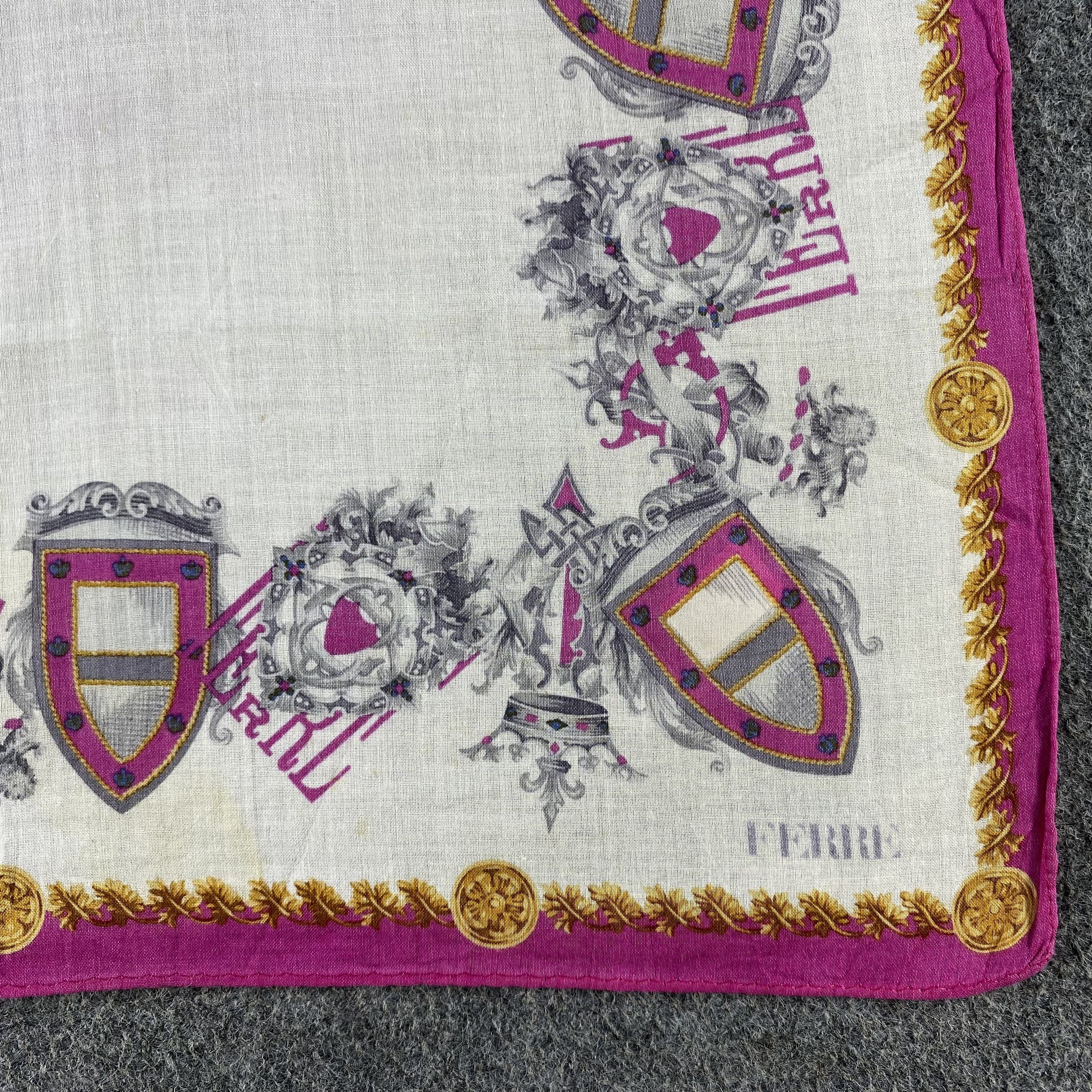 Vintage Ferre Handkerchief/Neckerchief/Bandana HC844 Size ONE SIZE - 3 Thumbnail