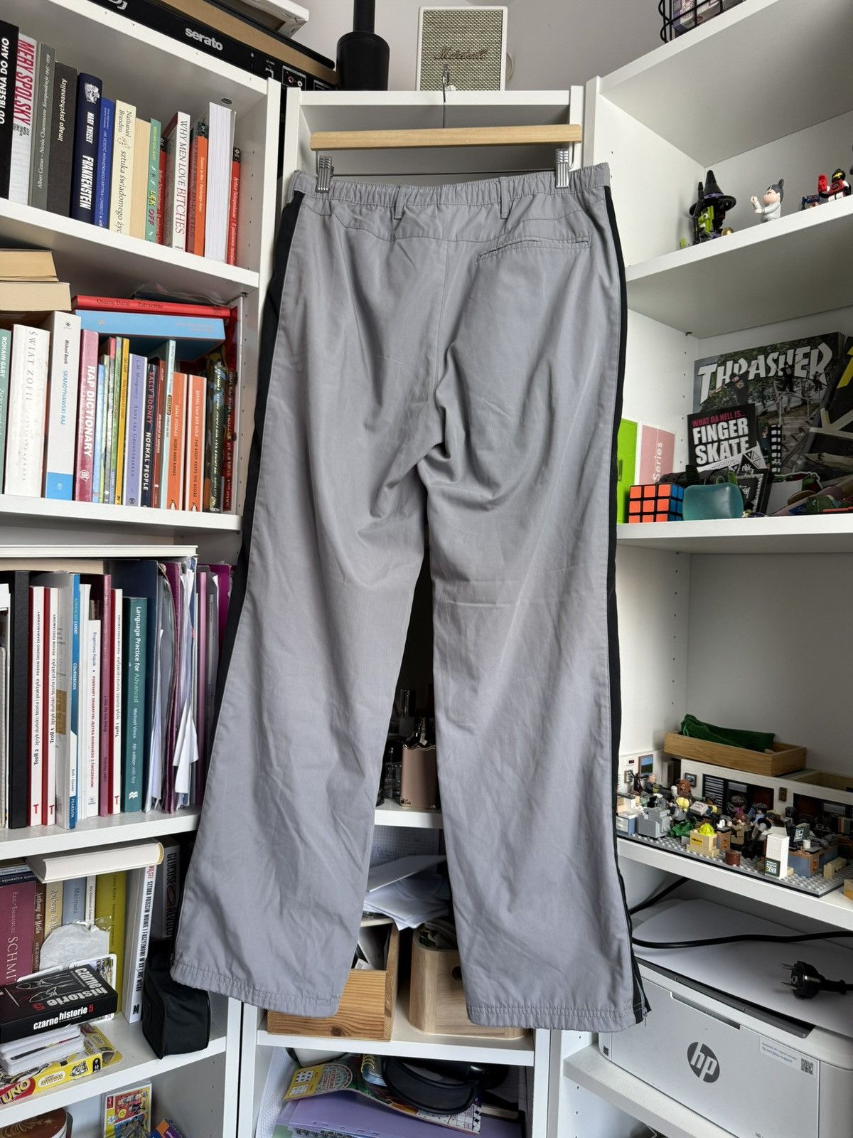 Nike × Vintage VIntage y2k Nike wide leg baggy fit parachute trackpants M Size US 32 / EU 48 - 2 Thumbnail