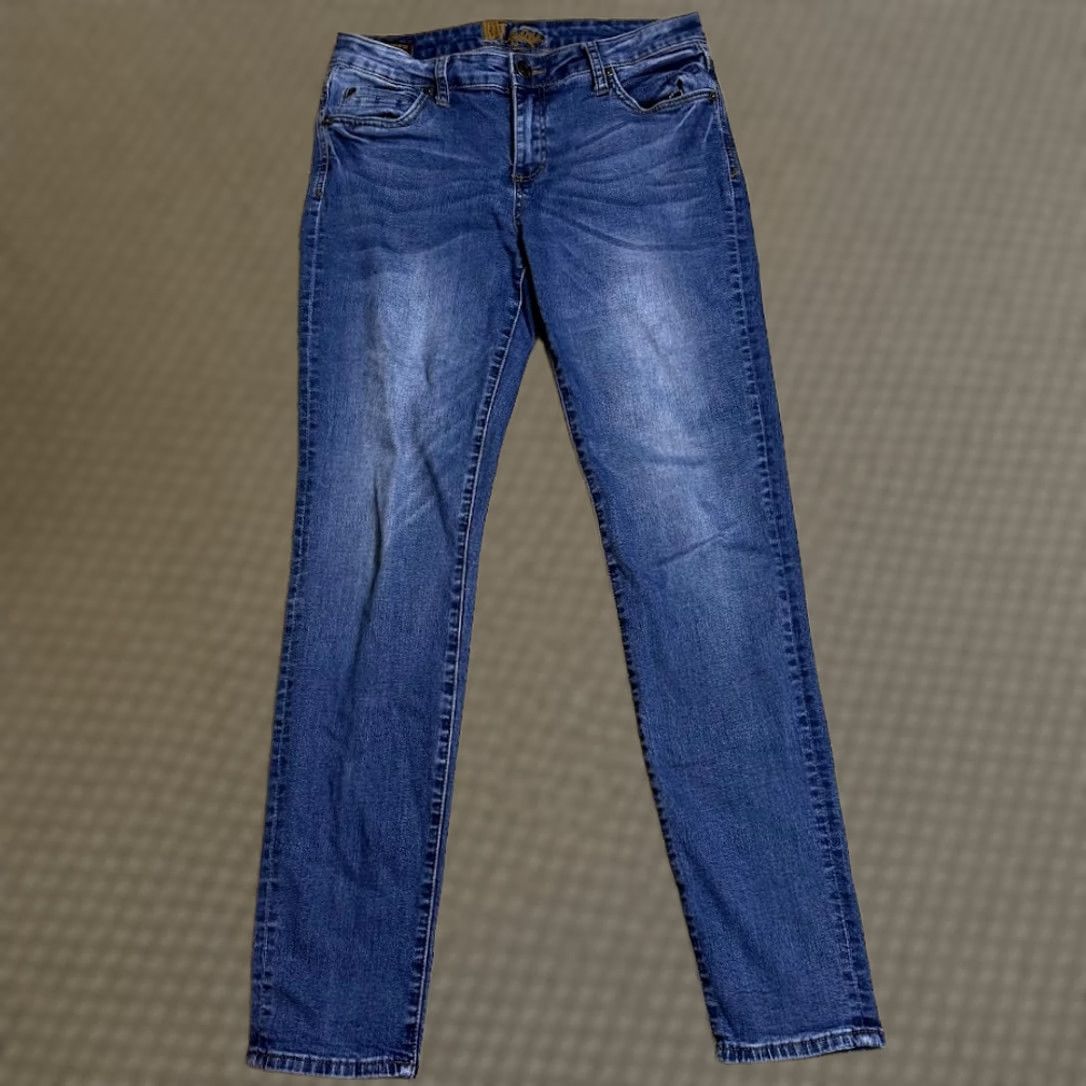 Vintage Kut From The Kloth Jeans Womens 8 Blue Stretch Skinny Medium Wash Denim 30x30 Size 30" / US 8 / IT 44 - 1 Thumbnail
