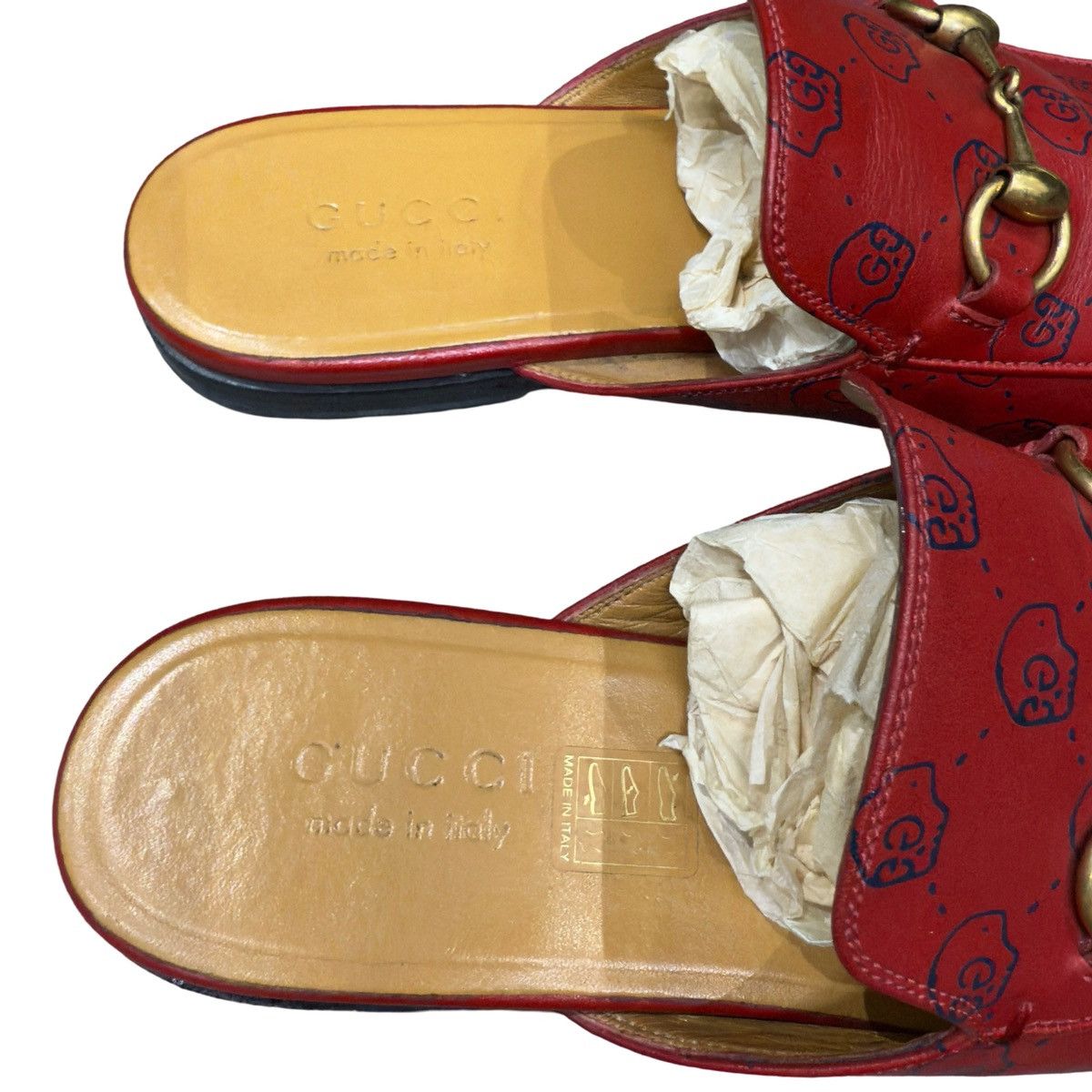 Gucci Gucci Ghost Hamlet Skull Princetown Horsebit Leather Mules Size US 8.5 / EU 41-42 - 4 Thumbnail
