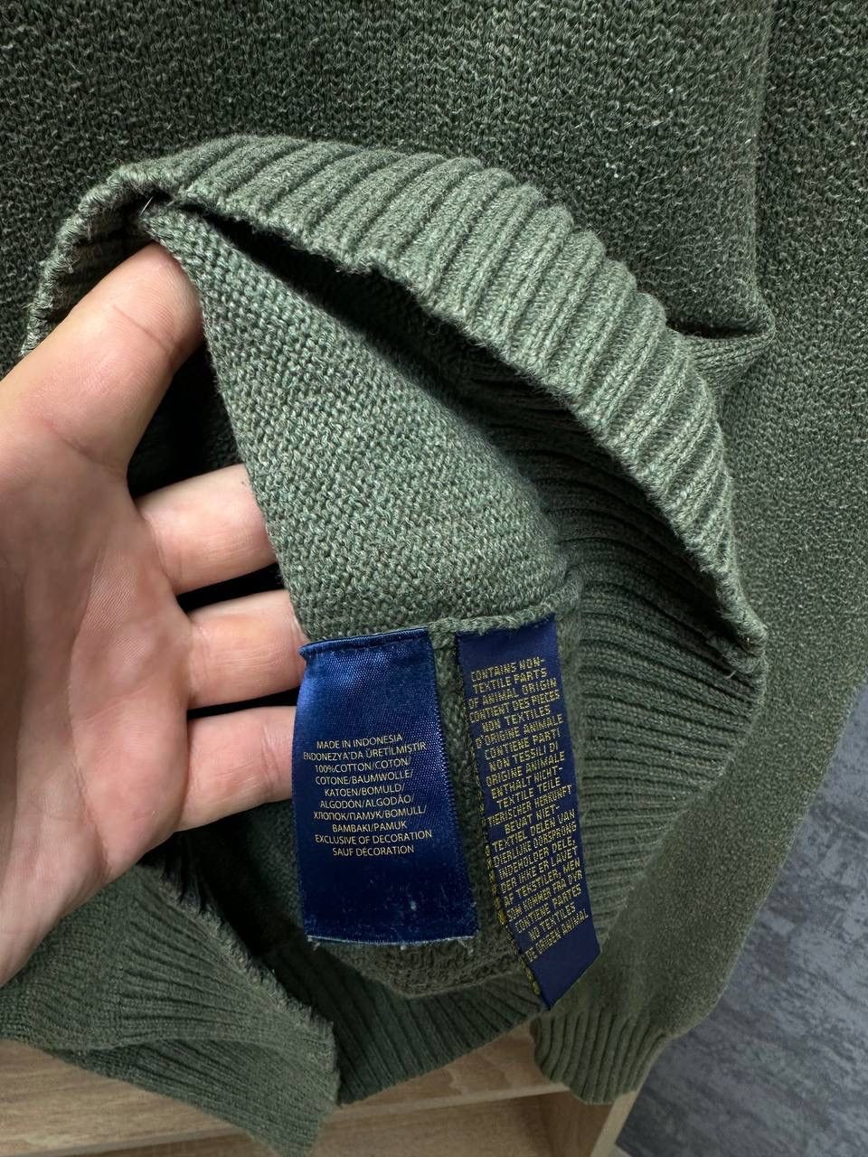 Polo Ralph Lauren × Vintage Vintage Polo Ralph Lauren Green PRL Sweater Size US M / EU 48-50 / 2 - 9 Thumbnail