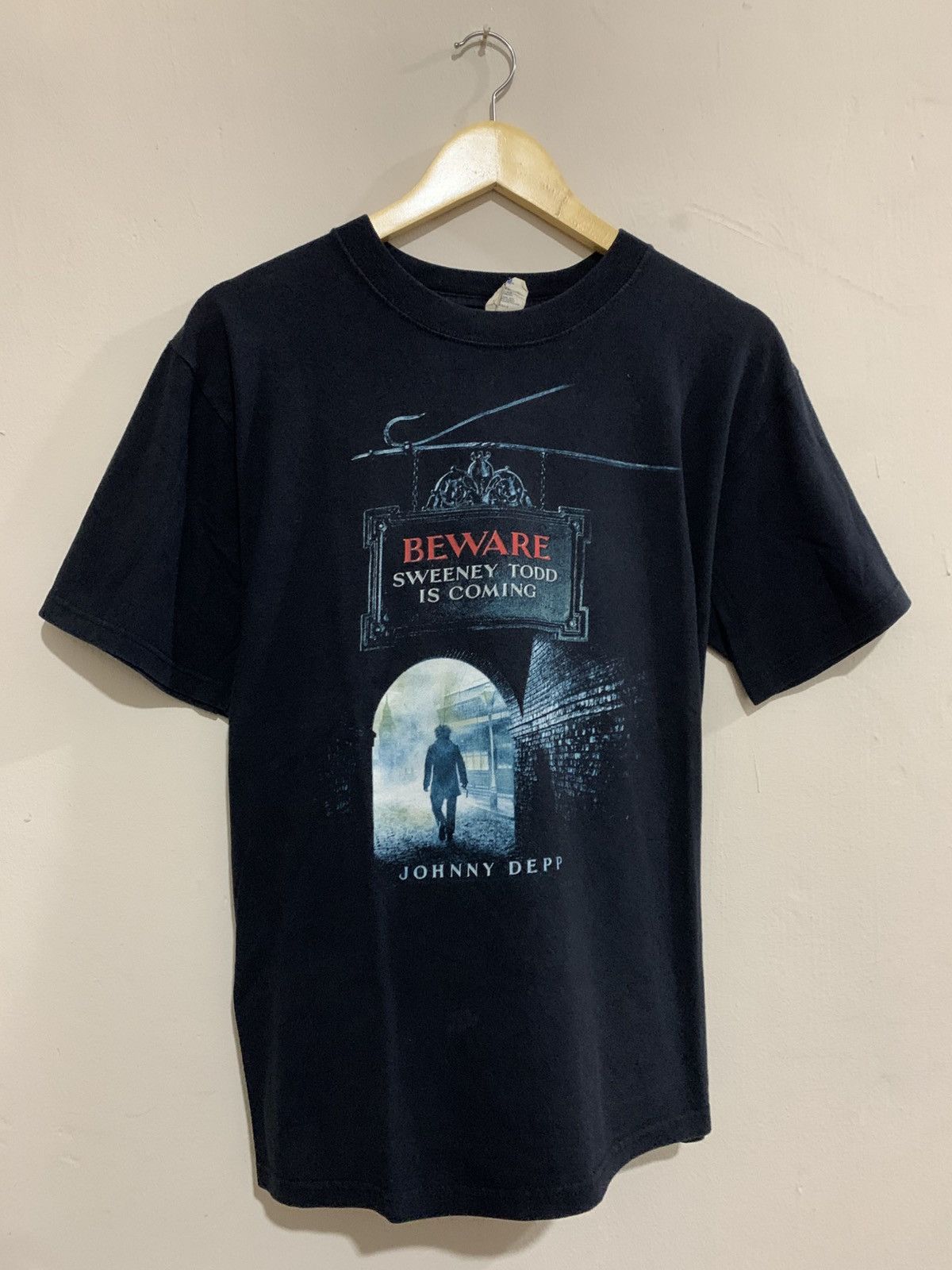 Other Vintage 2000s Sweeney Todd Johnny Depp Film T-Shirt Y2K Size US M / EU 48-50 / 2 - 2 Thumbnail